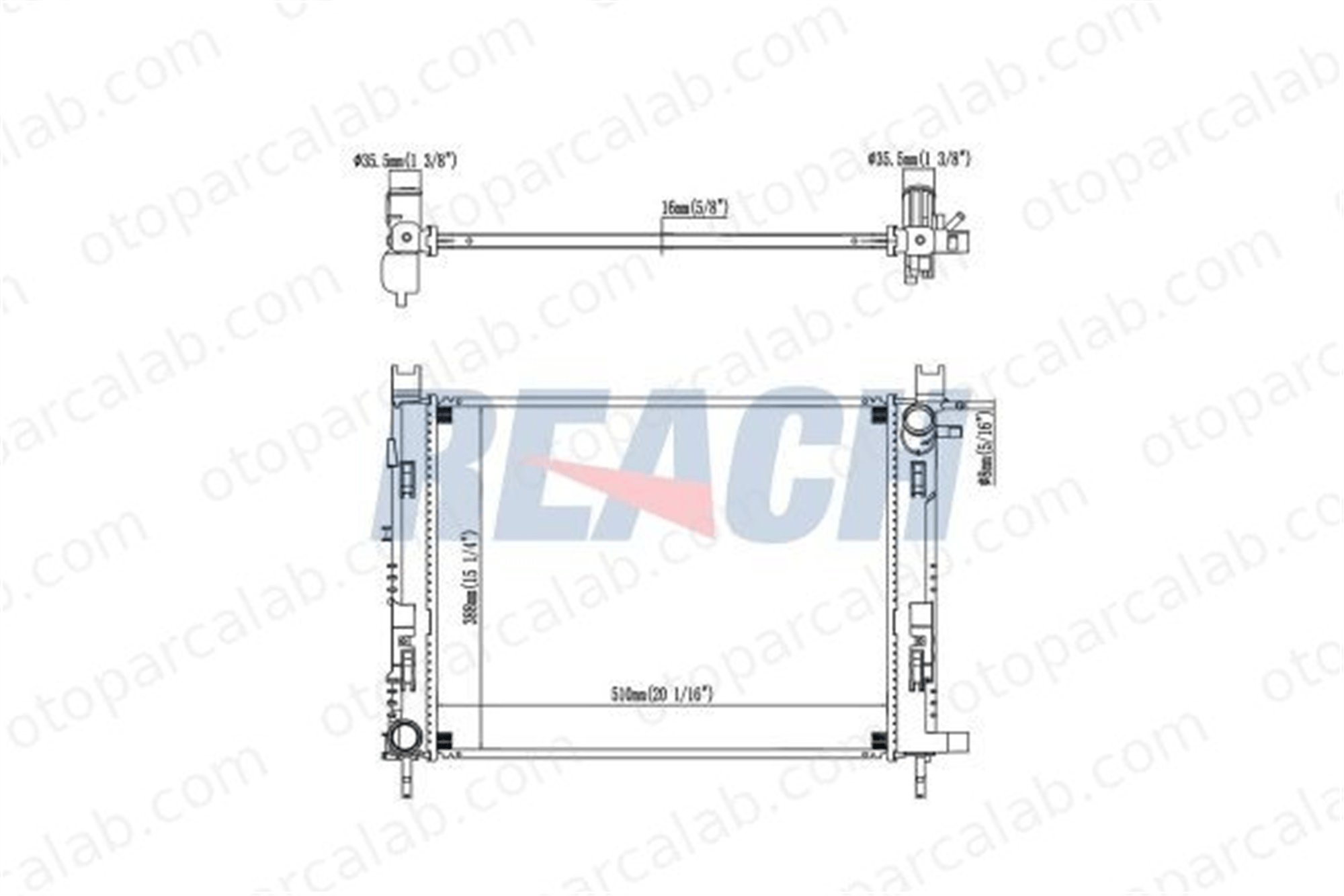 BSG 83-520-022 Su Radyatörü DACIA DUSTER RENAULT CLIO IV 214107326R 214100055R
