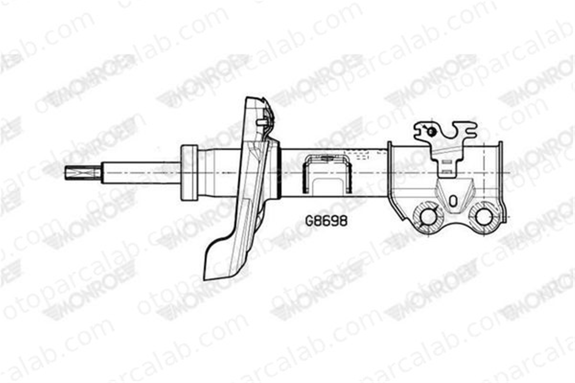 BSG 85-300-065 Amortisör Ön Sol TOYOTA COROLLA Sedan COROLLA Hatchback 485208Z230 4852002M00