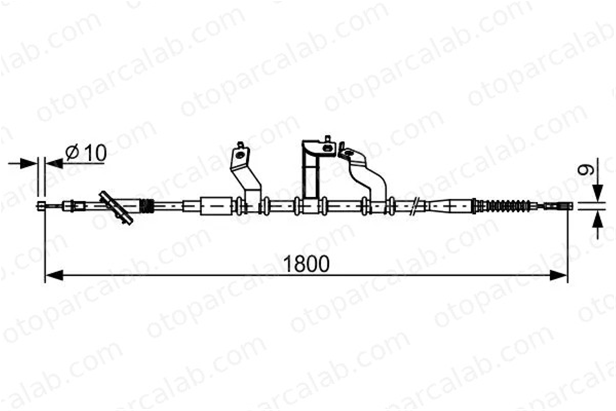 CAVO 2702 680 El Fren Teli Arka Sağ HYUNDAI TUCSON 597702E200 5,98E205