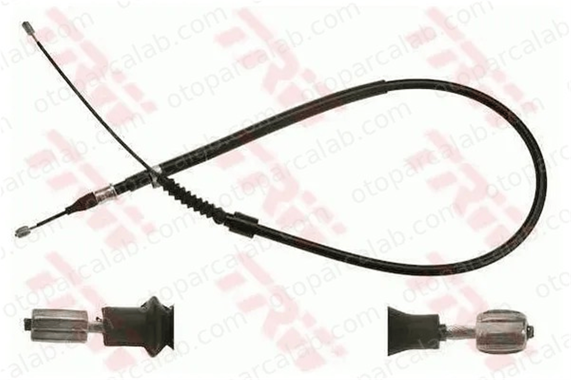CAVO 5902 604 El Fren Teli Arka Sol OPEL CORSA C Kasa/eğik arka TIGRA TwinTop 522448 90576453