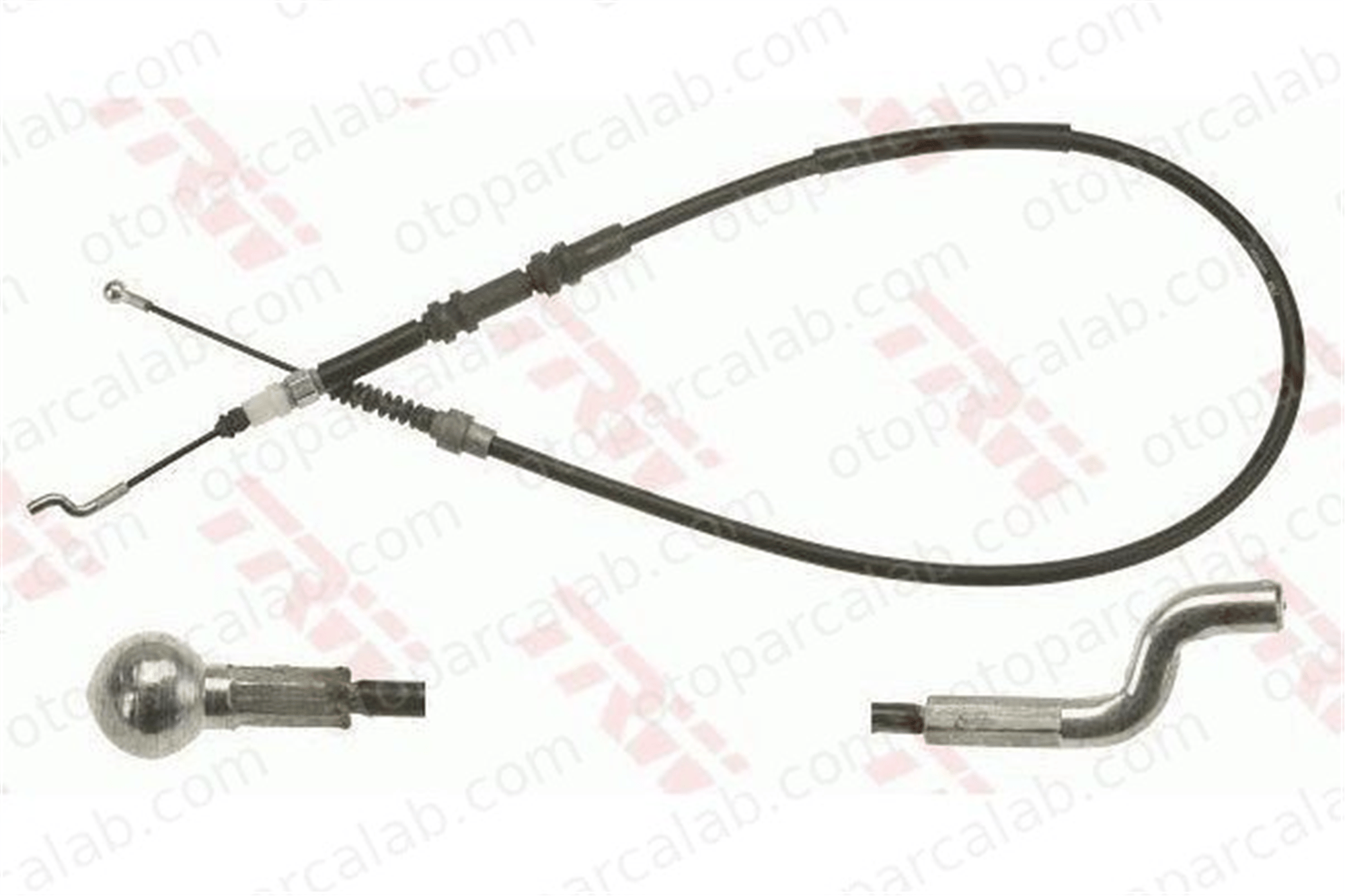 CAVO 7002 613 El Fren Teli Arka Sağ veya Sol VW TRANSPORTER T5 Minibüs/Otobüs TRANSPORTER T5 Panelvan/Van 7H0609701D 7E0609701E