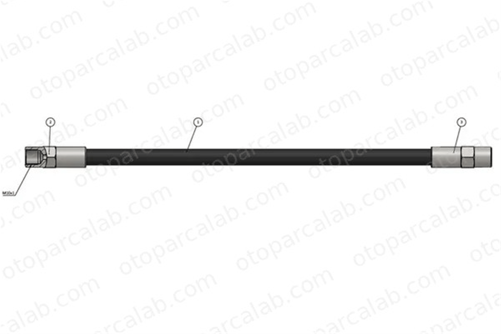 CAVO C800 006A Fren Hortumu Ön Sağ veya Sol VOLVO 240 240 Kombi 34321102567 34321107139