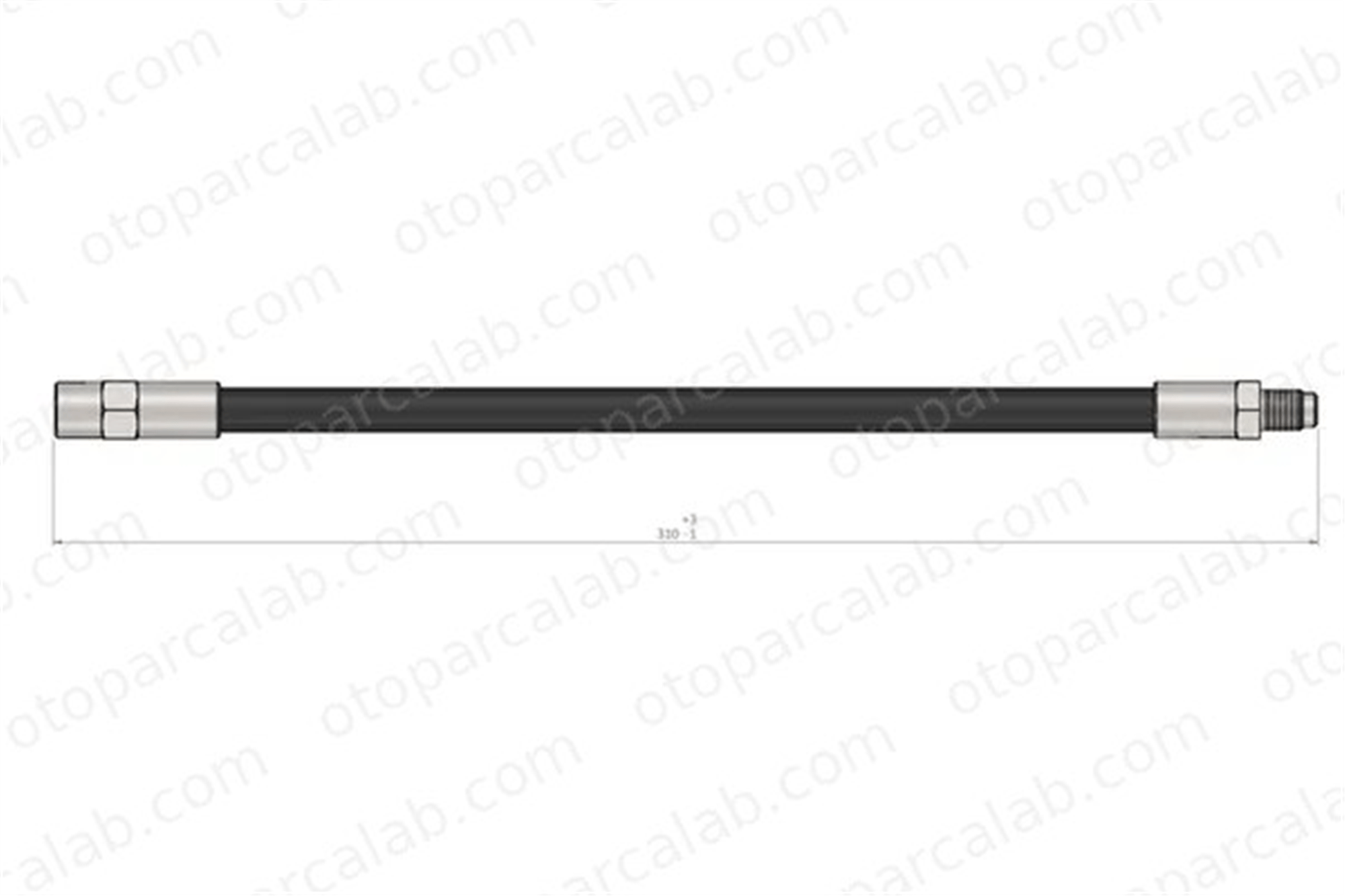 CAVO C800 050A Fren Hortumu Arka Sağ veya Sol MERCEDES-BENZ 124 Sedan S-SERISI A1264280335 1,01336E11