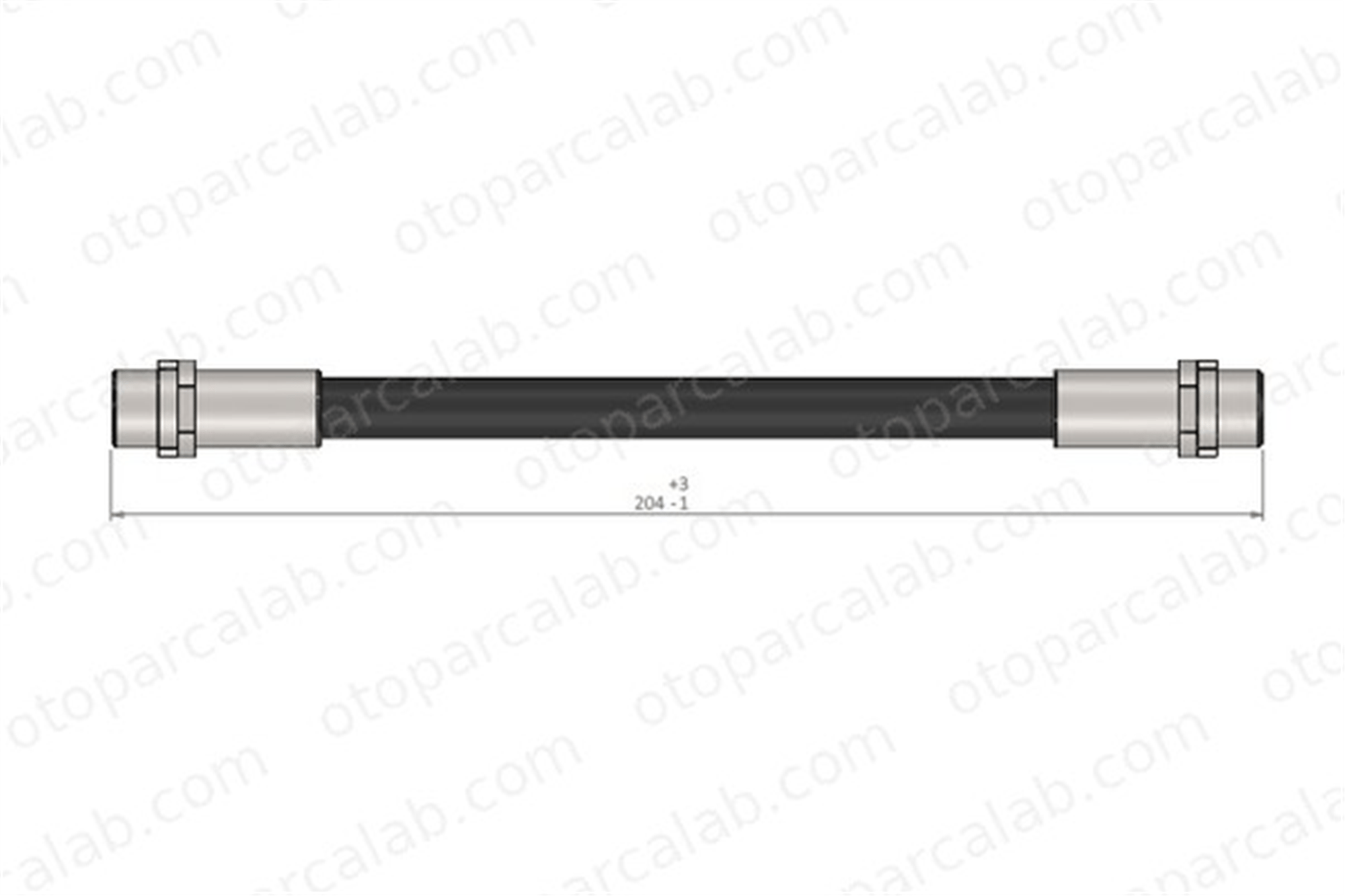 CAVO C800 432B Fren Hortumu Arka Sağ veya Sol VW PASSAT B5 Variant PASSAT B5 4E0611775F 8DO611775E
