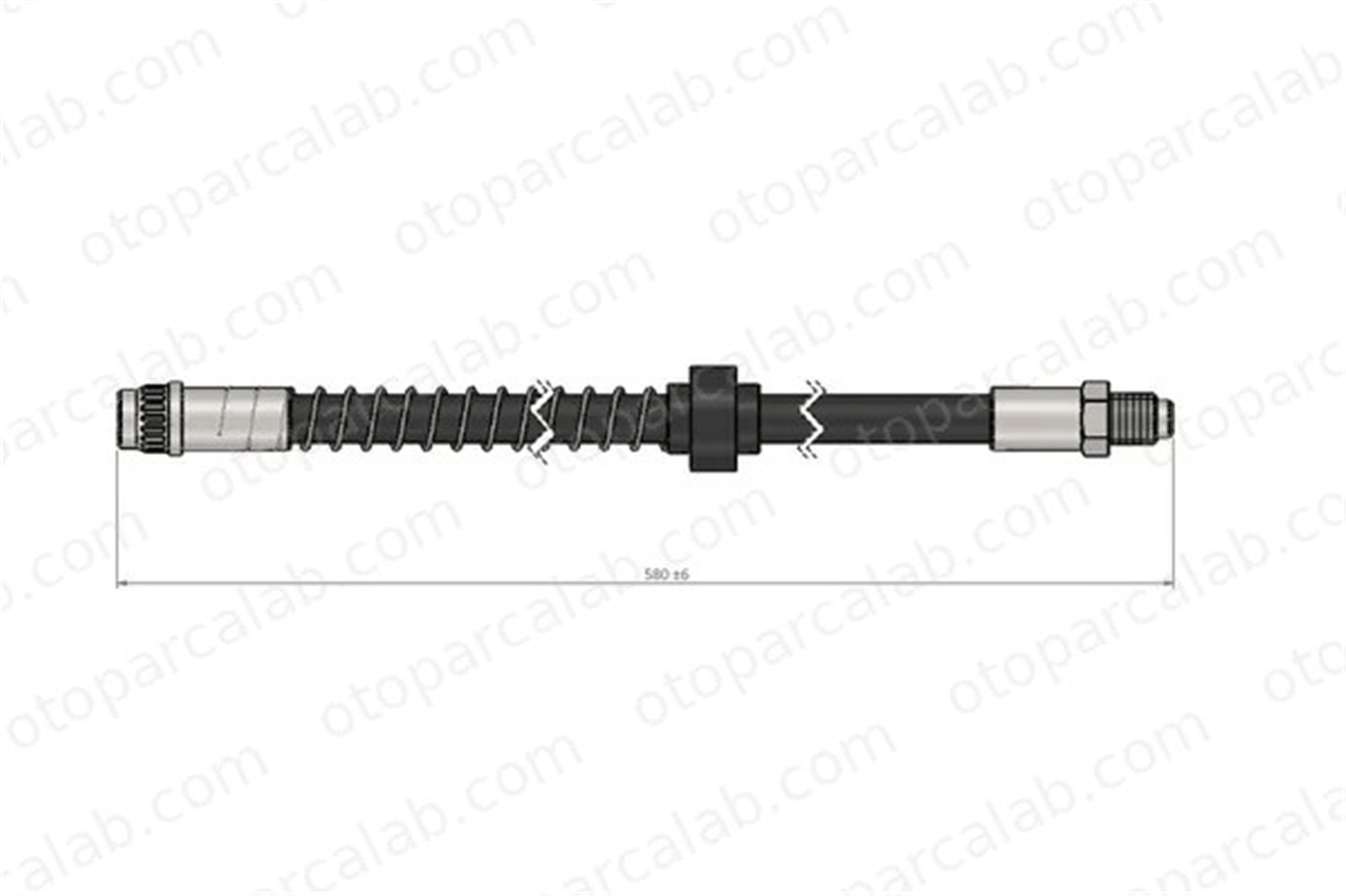 CAVO C800 524C Fren Hortumu Ön Sağ veya Sol CITROËN C5 I Break C5 I 480697