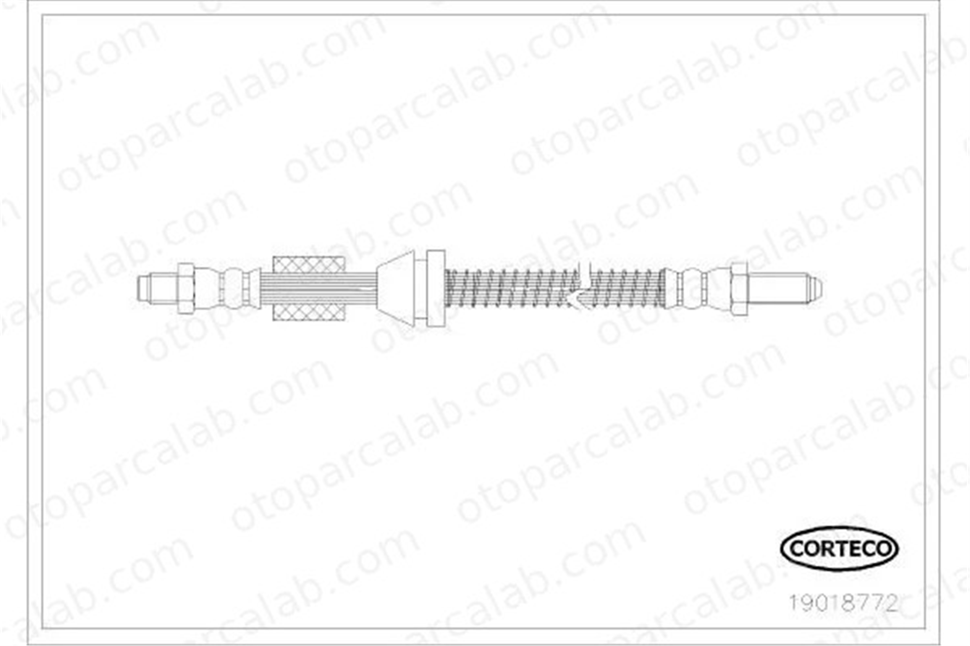CAVO C800 538A Fren Hortumu Ön Sağ veya Sol FORD FIESTA III FIESTA Kasa/büyük limuzin 1013815 1034192