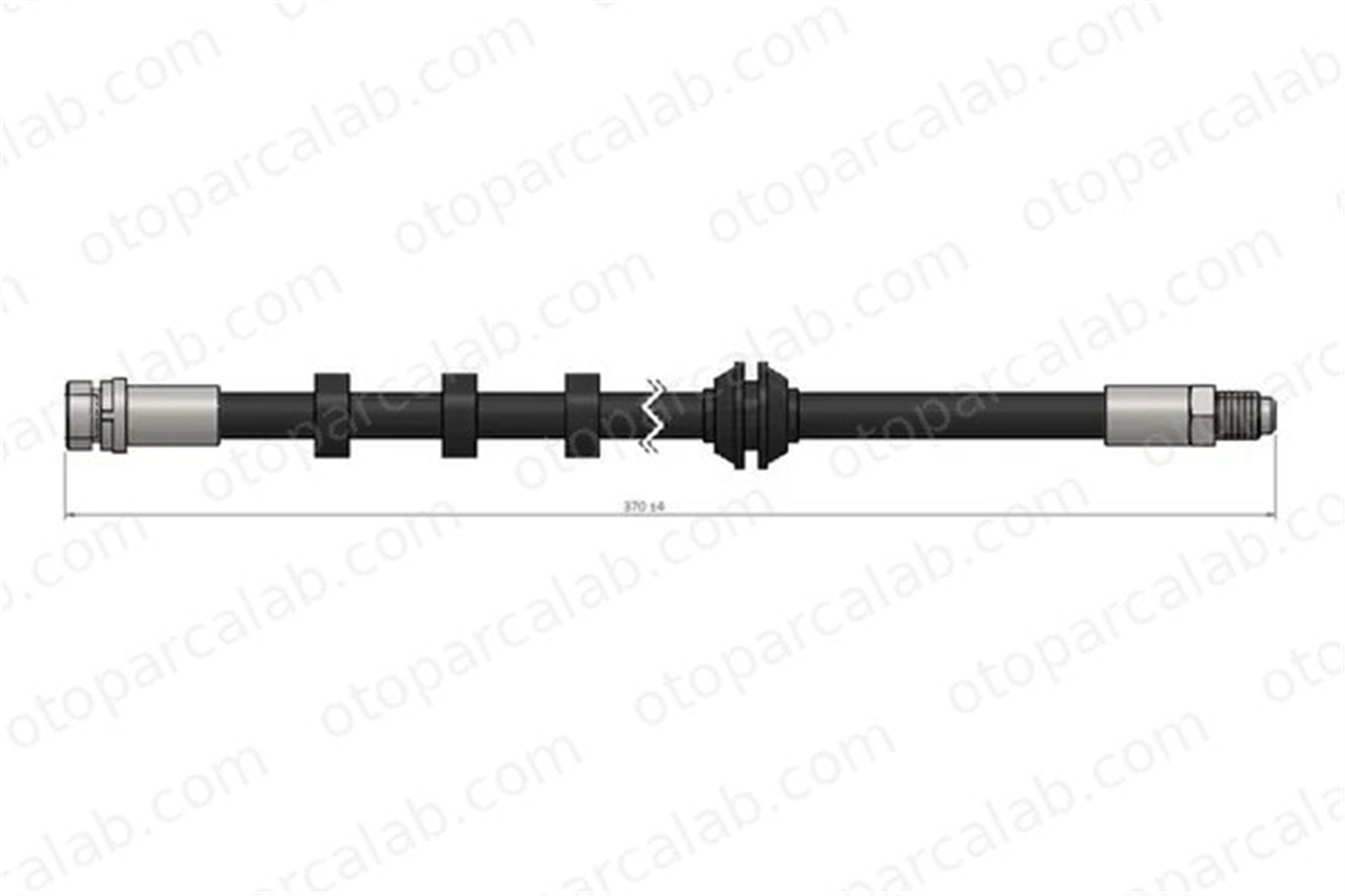 CAVO C800 562A Fren Hortumu Ön Sağ veya Sol FORD FOCUS I FOCUS I Turnier 1068964