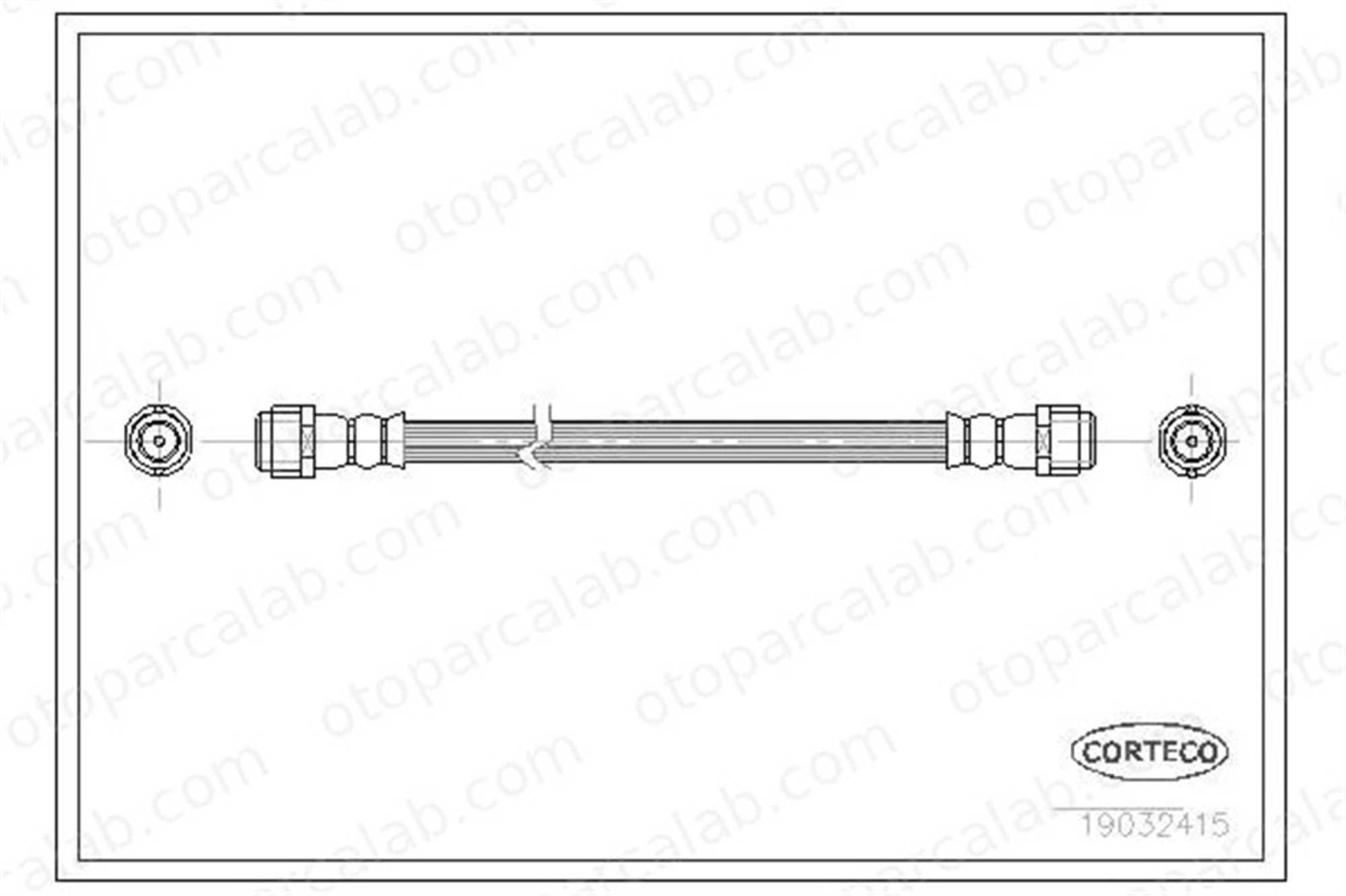 CAVO C800 738A Fren Hortumu Arka Sağ veya Sol MERCEDES-BENZ A-SERISI 1684280235 A1684280235