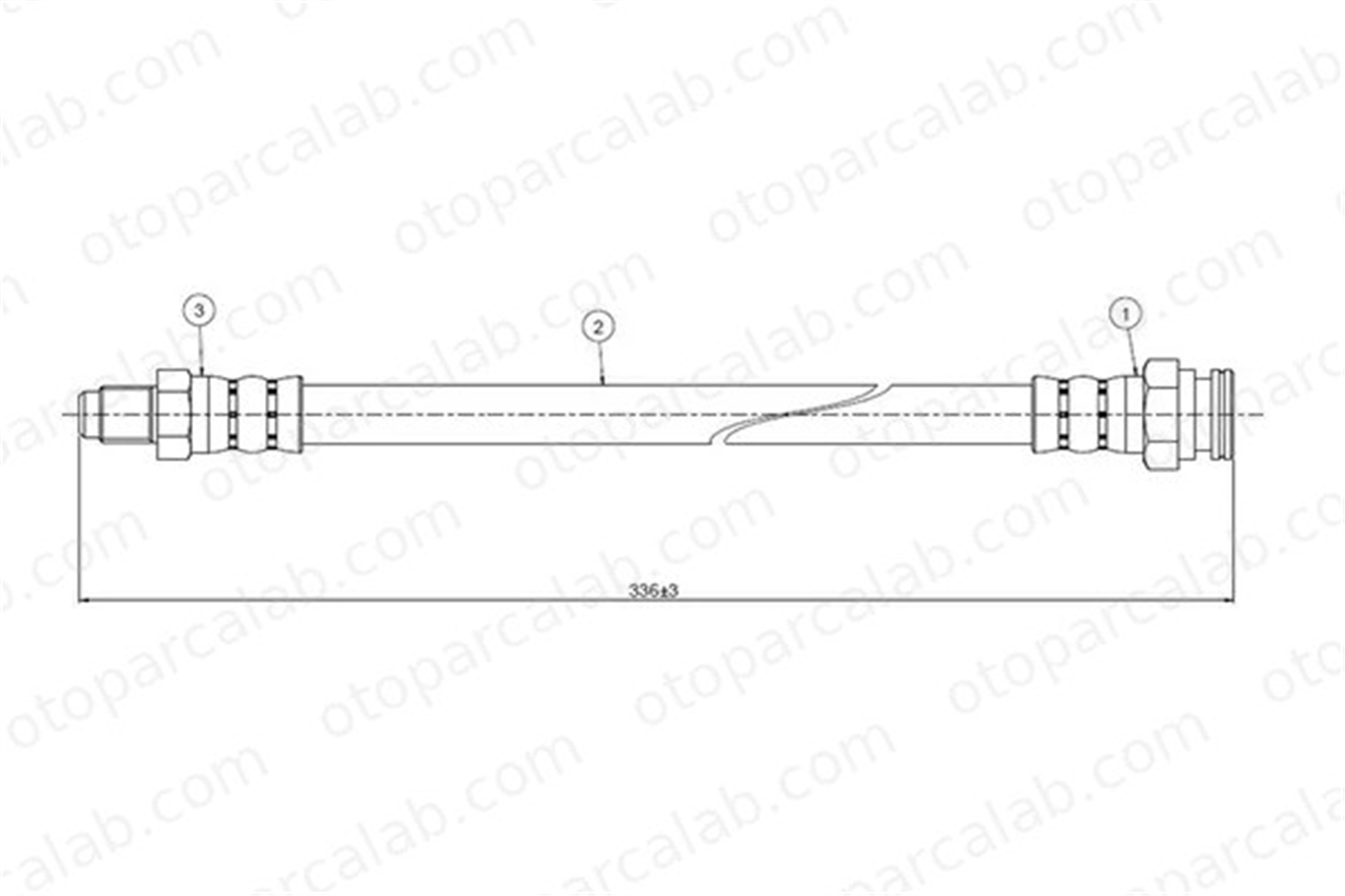 CAVO C800 755A Fren Hortumu Arka Sağ veya Sol TOYOTA PRIUS LEXUS CT 481636 481638