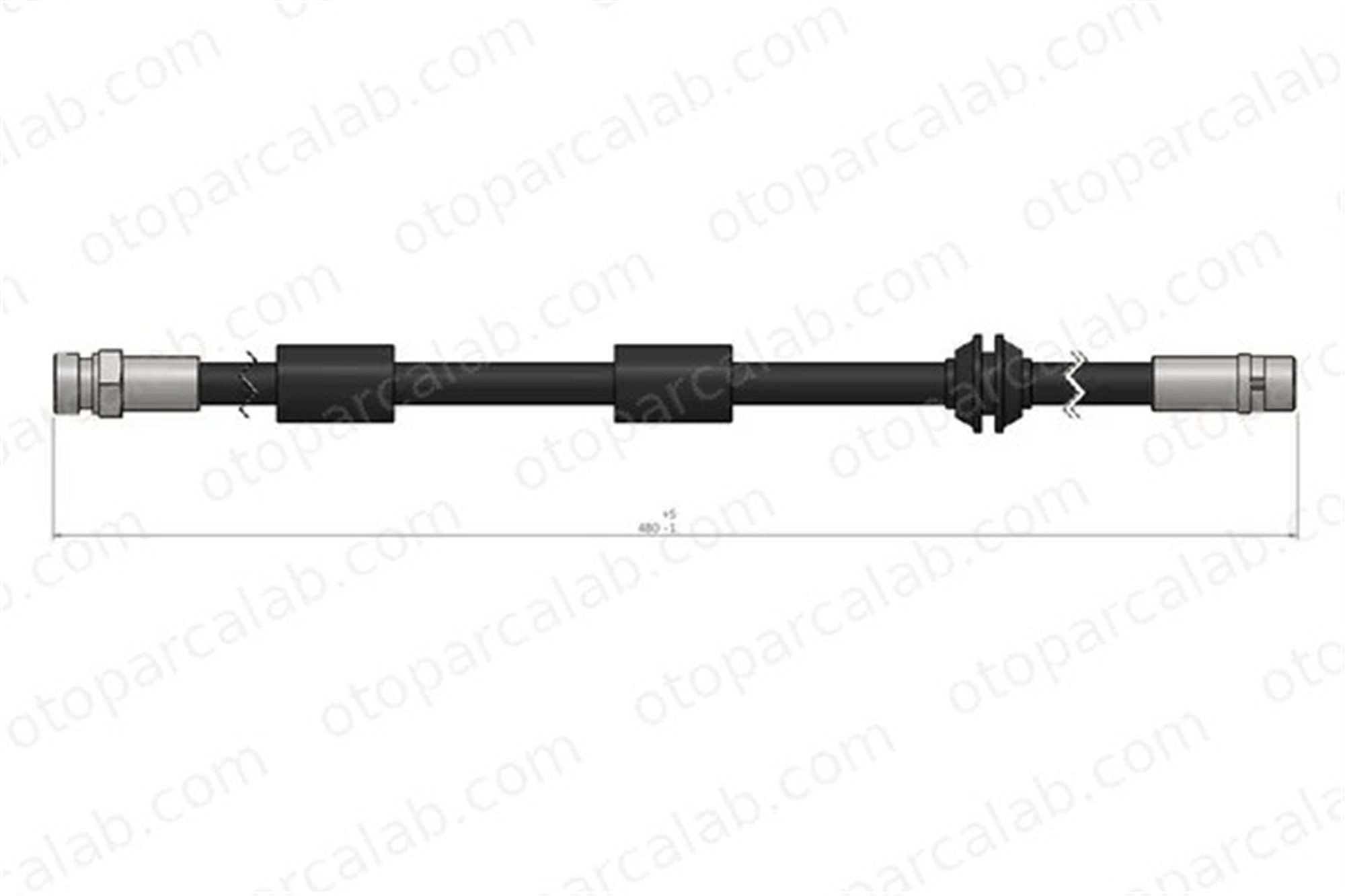 CAVO C900 415A Fren Hortumu Ön Sağ veya Sol VW SHARAN SEAT ALHAMBRA 1109024 1121359
