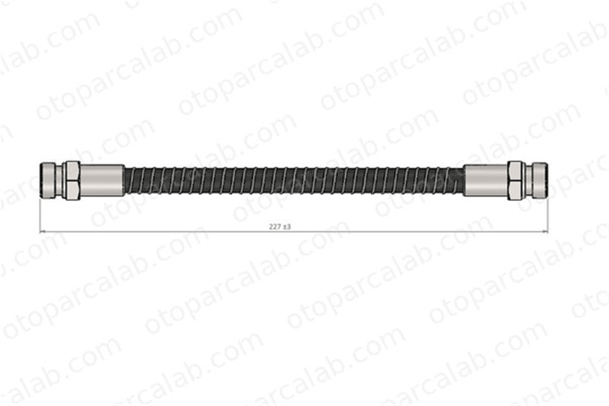 CAVO C900 526A Fren Hortumu Arka Sağ HYUNDAI GETZ 587381C000