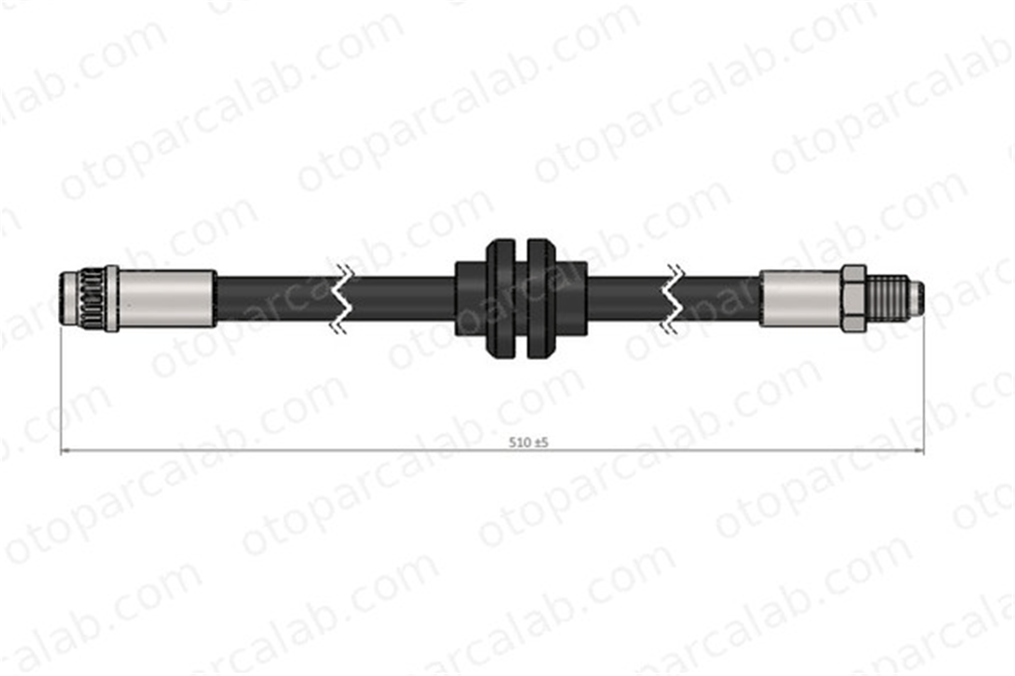 CAVO C900 566A Fren Hortumu Ön Sağ veya Sol RENAULT KANGOO / GRAND KANGOO II KANGOO Express 462107573R 8200441654