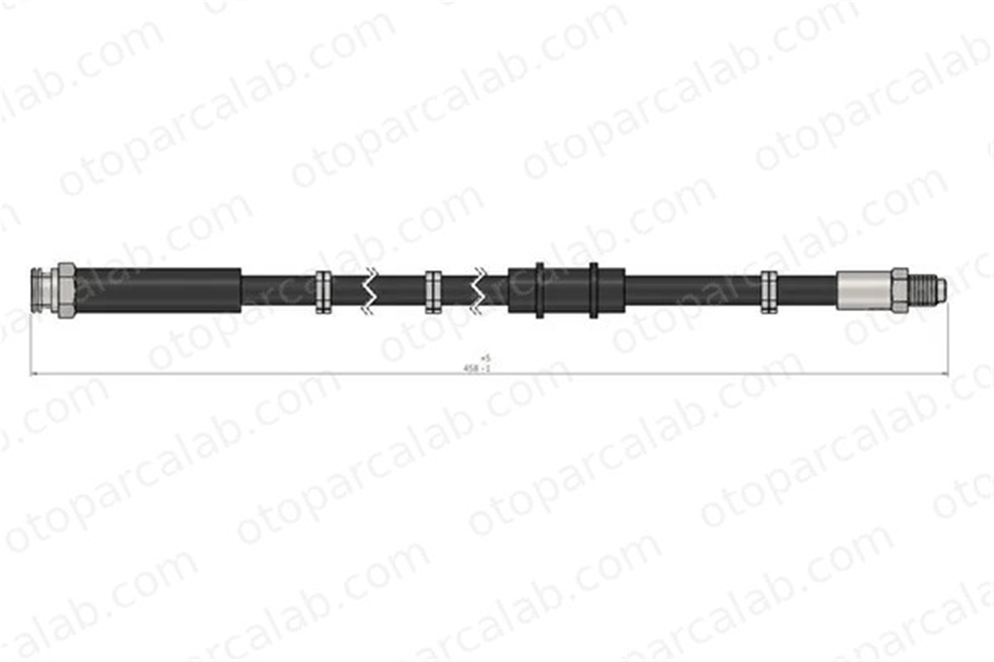 CAVO C900 584A Fren Hortumu Ön Sağ veya Sol FIAT DUCATO Panorama CITROËN C25 Minibüs/Otobüs 480635 71736954
