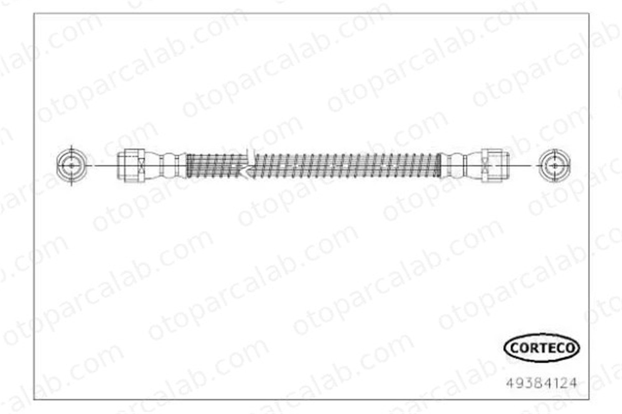 CAVO C900 625 Fren Hortumu Arka Sağ veya Sol VW AMAROK 2H0611775 2H0611775B