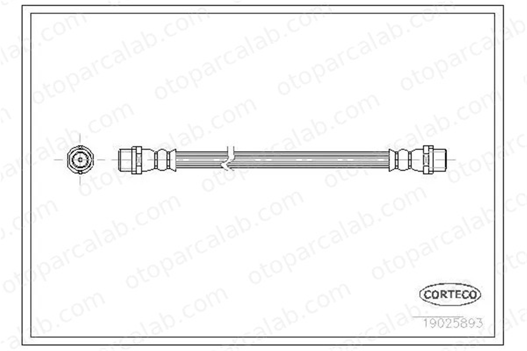 CAVO C900 632A Fren Hortumu Arka Sağ veya Sol AUDI A6 C5 Avant A6 C5 4B0611775