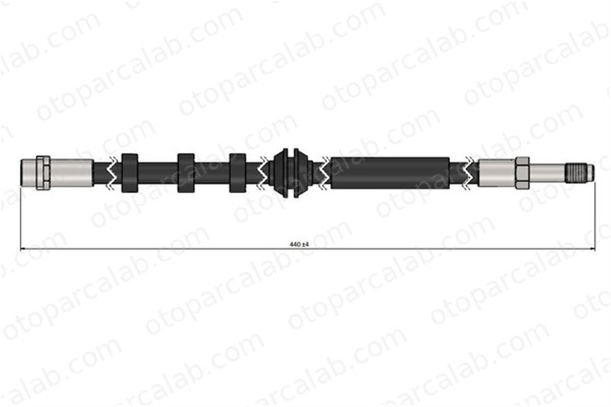 CAVO C900 655A Fren Hortumu Arka Sağ veya Sol AUDI A4 B8 Avant A4 B8 8K0611775A 8K0611775B
