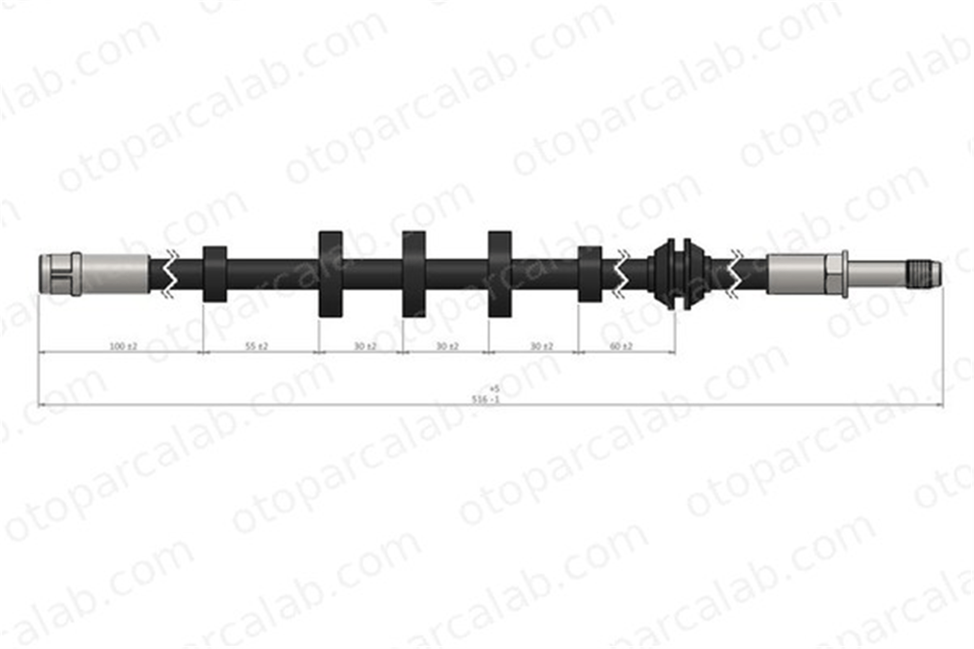 CAVO C900 656A Fren Hortumu Ön Sağ veya Sol AUDI A4 B8 A4 B8 Avant 8K0611707A 8K0611707B