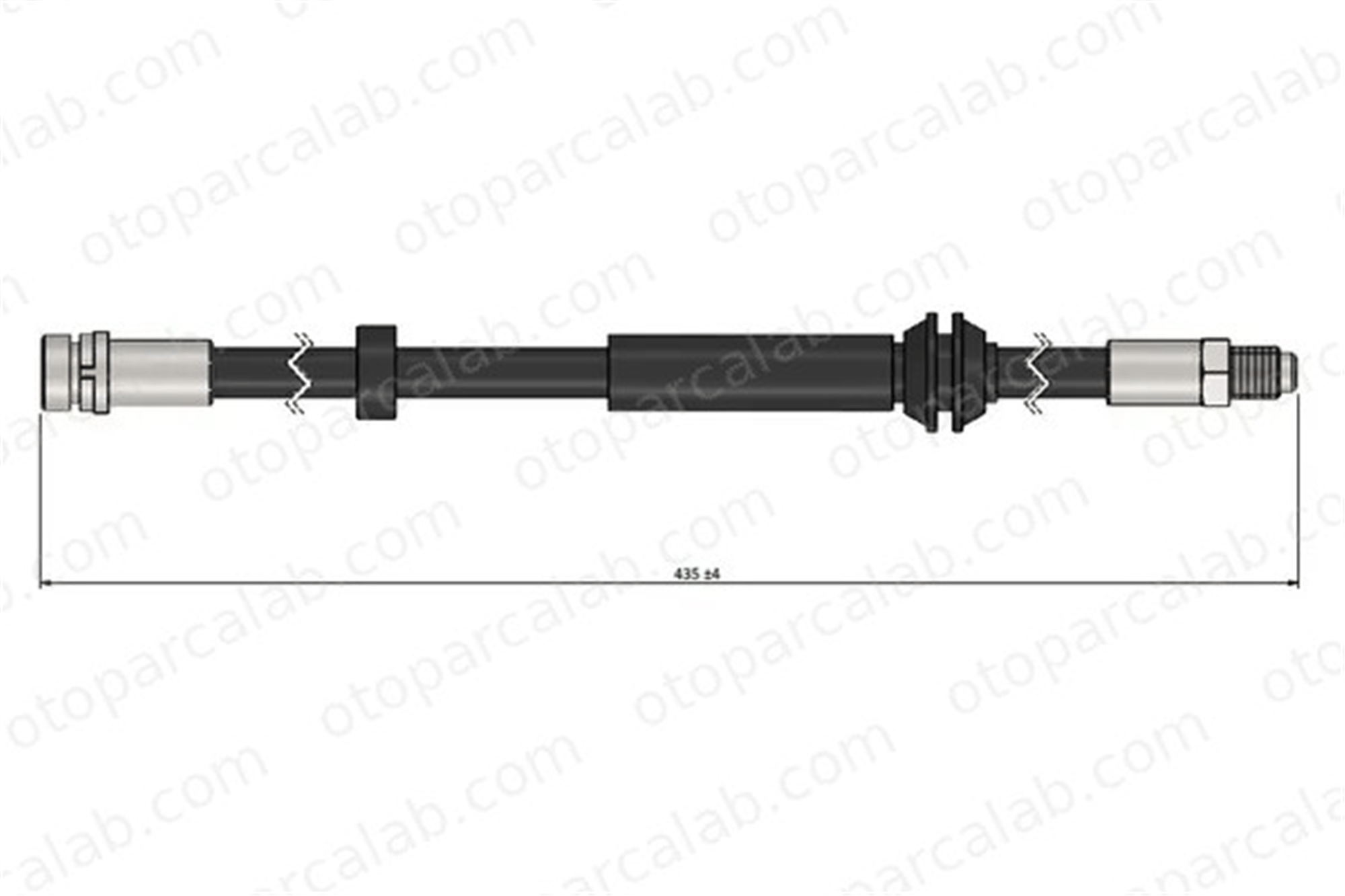 CAVO C900 739A Fren Hortumu Arka Sağ veya Sol FORD FOCUS I FOCUS I Turnier 1138461 1148270