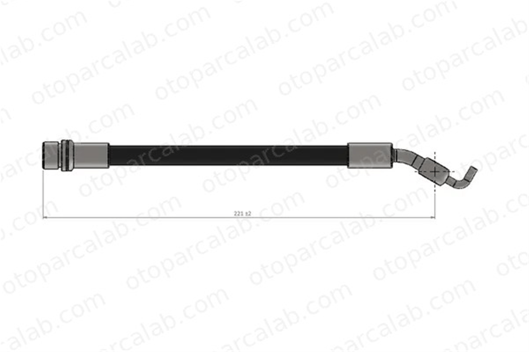 CAVO C900 960A Fren Hortumu Arka Sağ veya Sol TOYOTA AURIS 9094702E30
