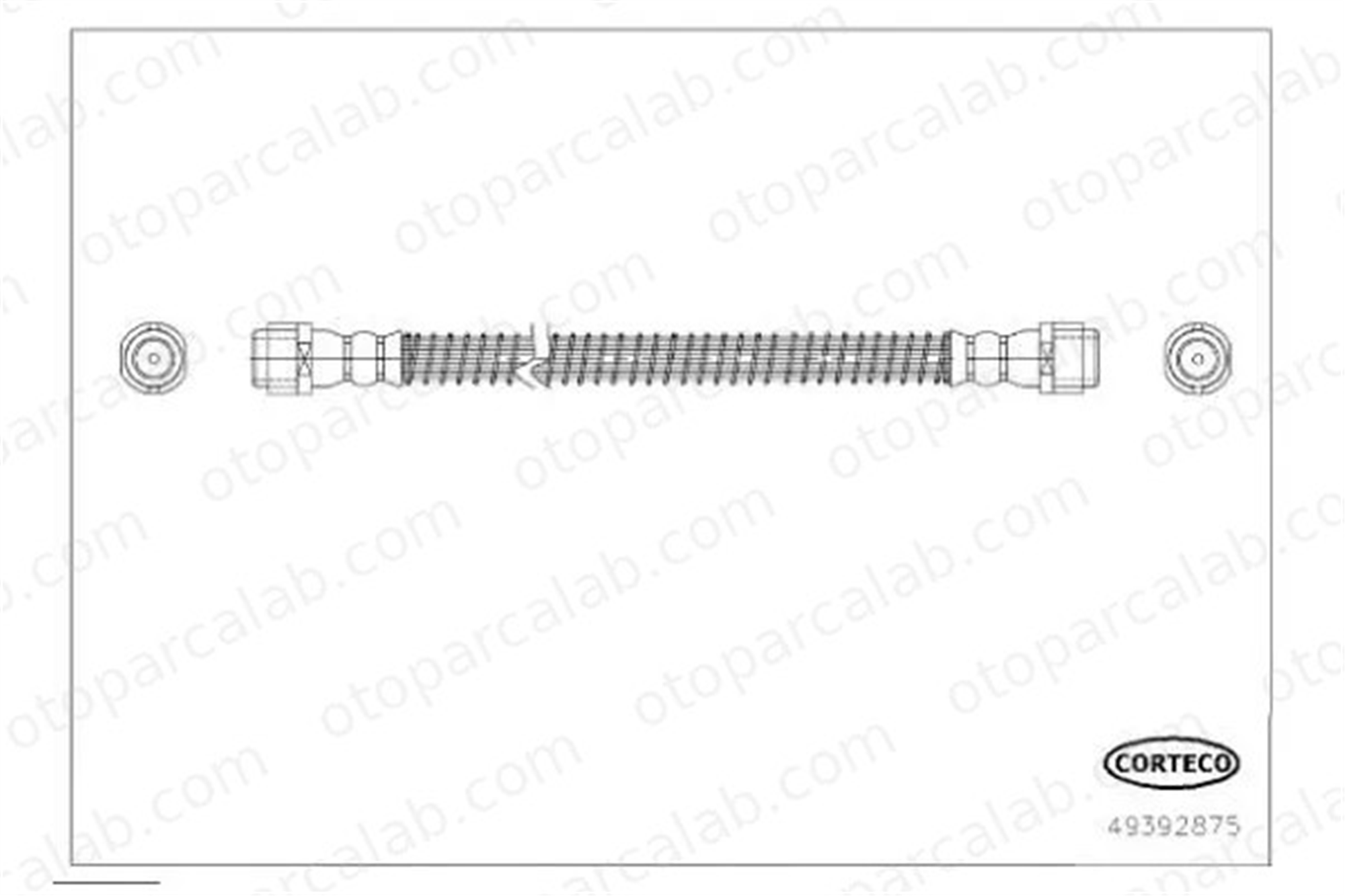 CAVO C901 292A Fren Hortumu Ön Sağ veya Sol PORSCHE 911 911 Cabrio 99635513900 99635513901