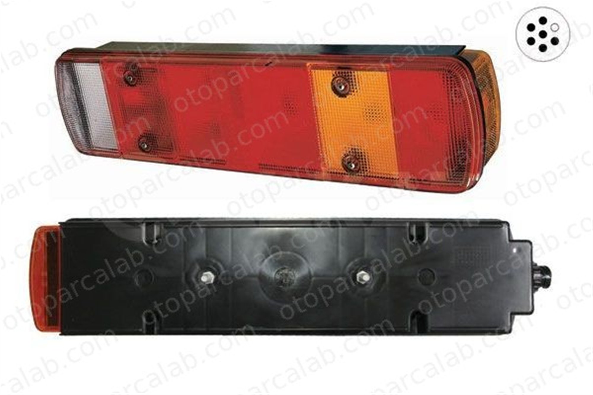 CERKEZ PD800-67 Stop Lambası Sol SCANIA R II P II 1436867 1371974
