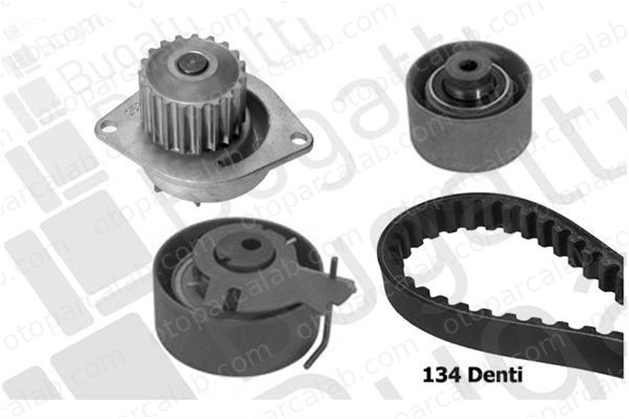 CONTINENTAL 1065WP1 Triger Kayış Seti PEUGEOT 206 Hatchback CITROËN C3 I 1643639780 81685