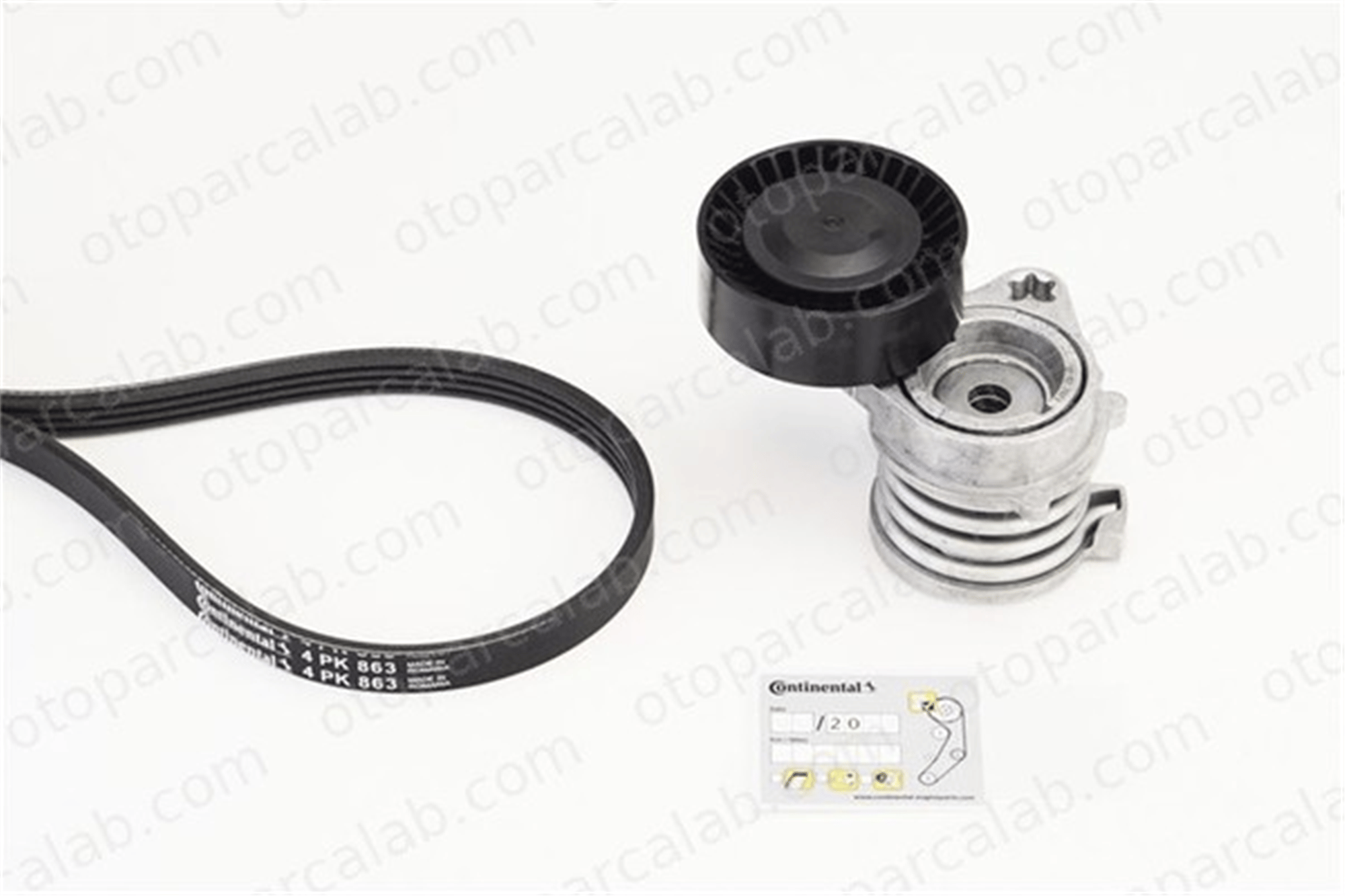 CONTINENTAL 4PK863K1 Vantilatör Kayış Seti BMW 3 3 Touring 11287512758 11287512762