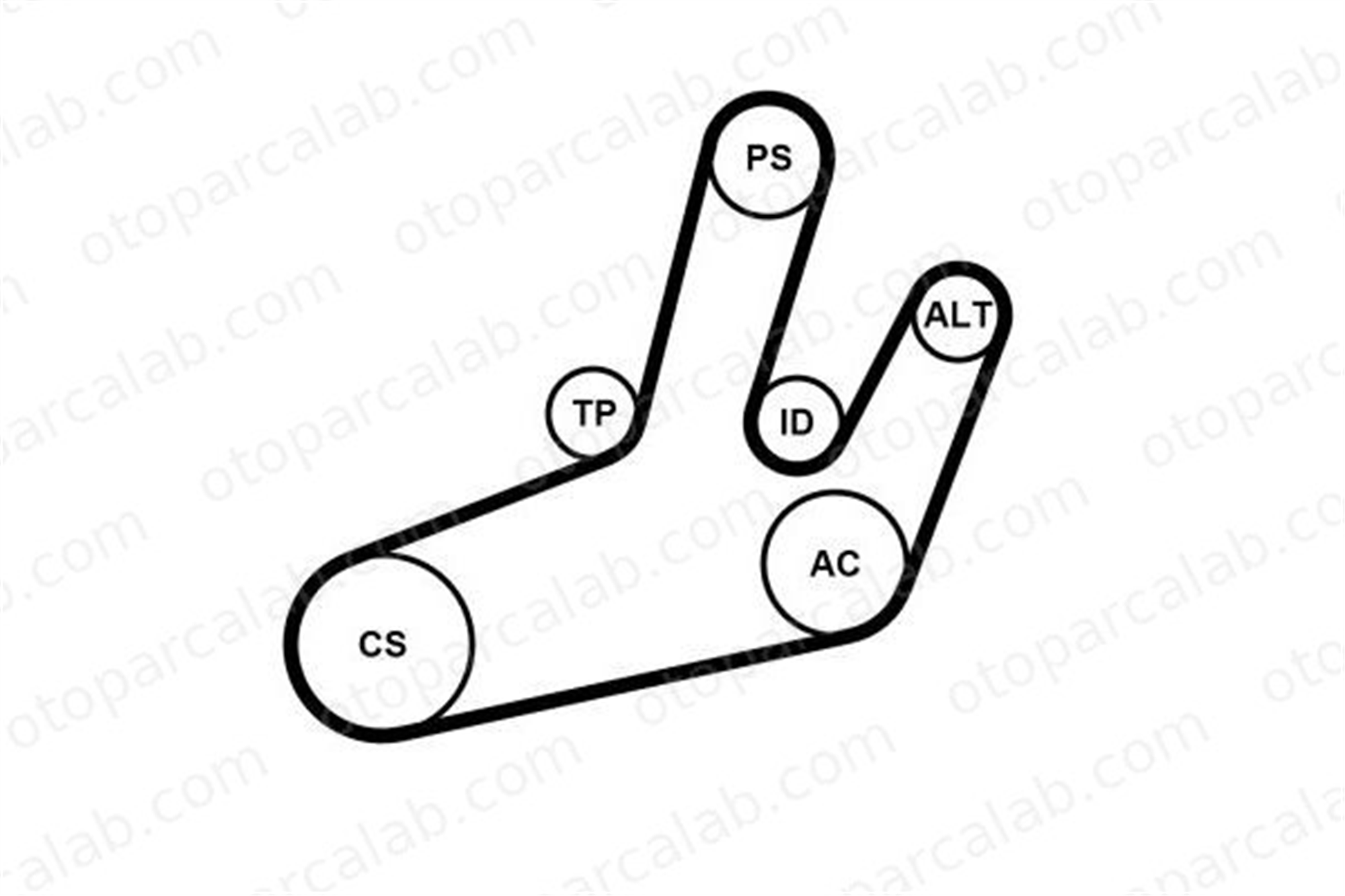 CONTINENTAL 6PK1780K1 Vantilatör Kayış Seti RENAULT VEL SATIS LAGUNA II 7701473442 8200004341