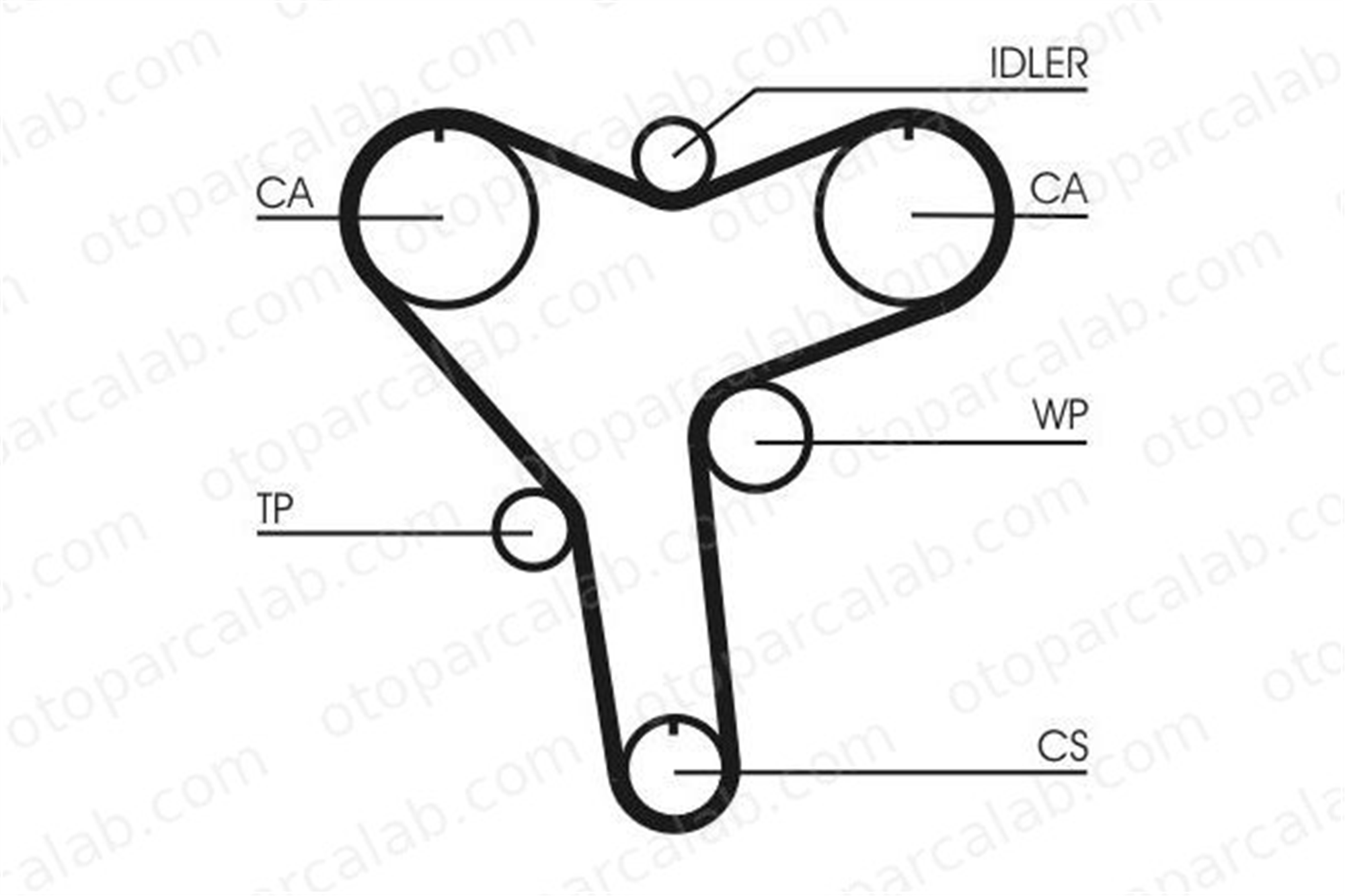CONTINENTAL CT1029 Triger Kayışı LEXUS RX TOYOTA CAMRY 13568 29015