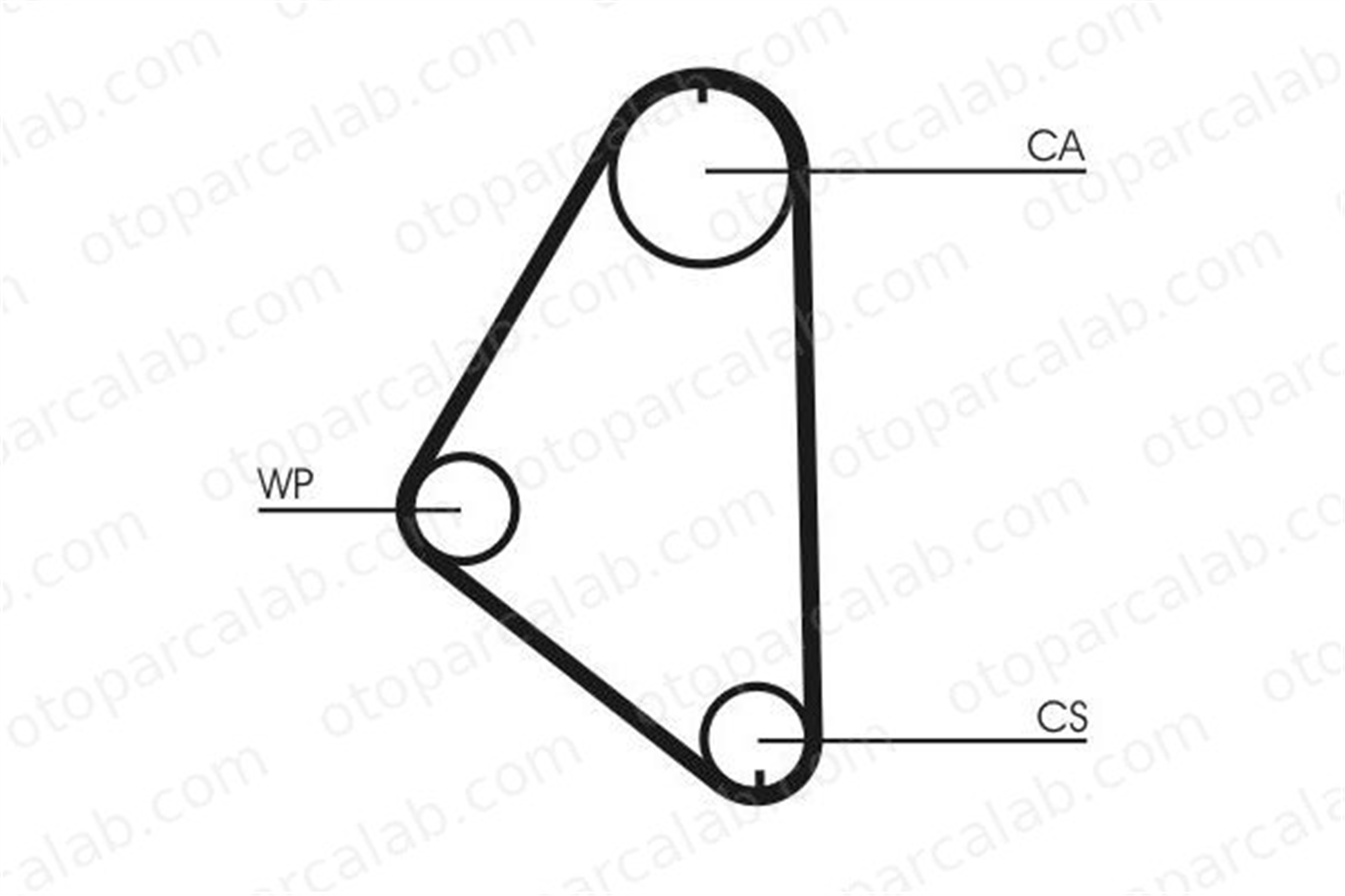 CONTINENTAL CT558WP1 Triger Kayış Seti OPEL KADETT E Hatchback CORSA A Hatchback 90324699 090324699