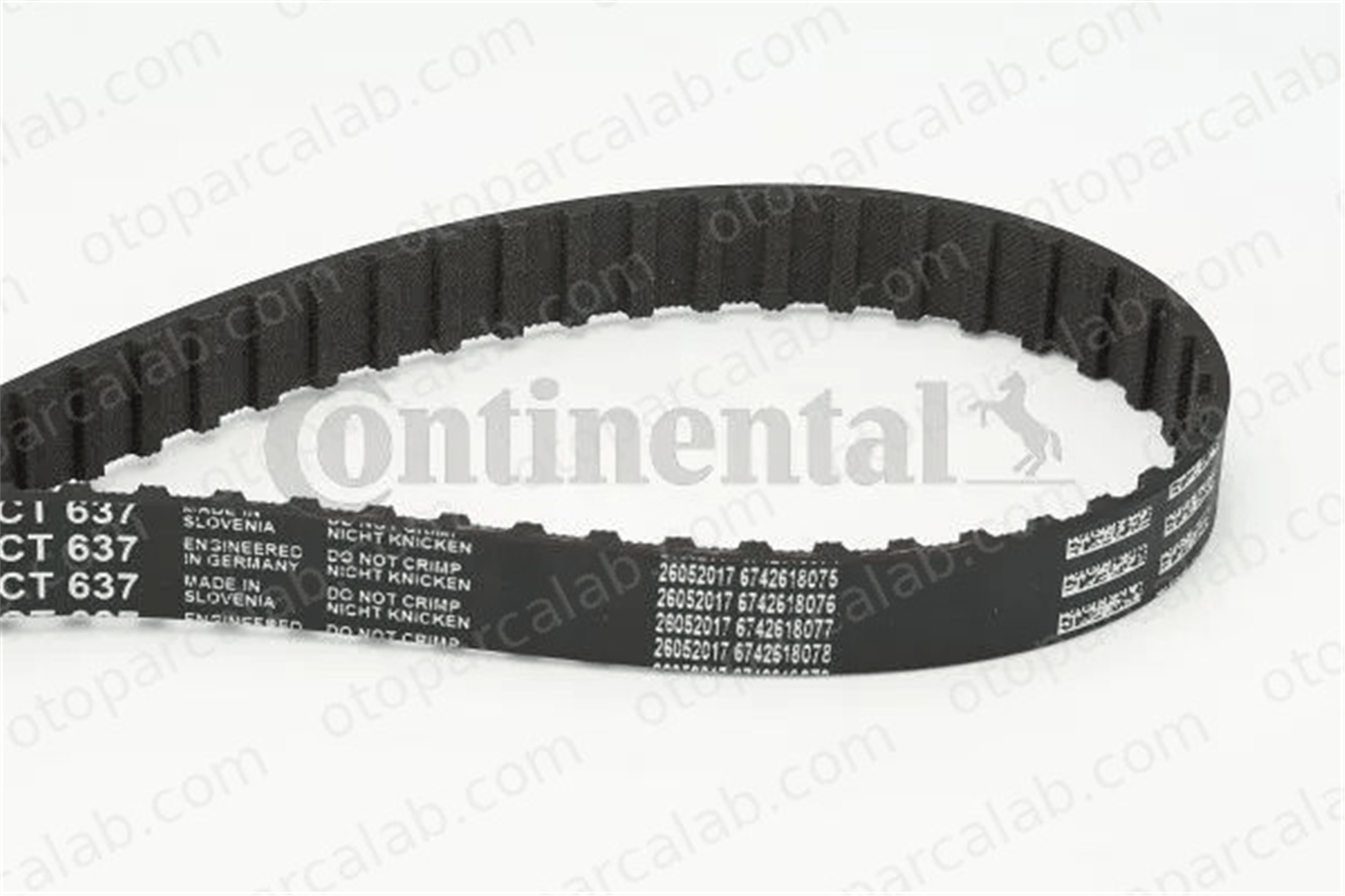 CONTINENTAL CT637 Triger Kayışı VW GOLF II AUDI 80 B2 Sedan 37109119B 037109119B