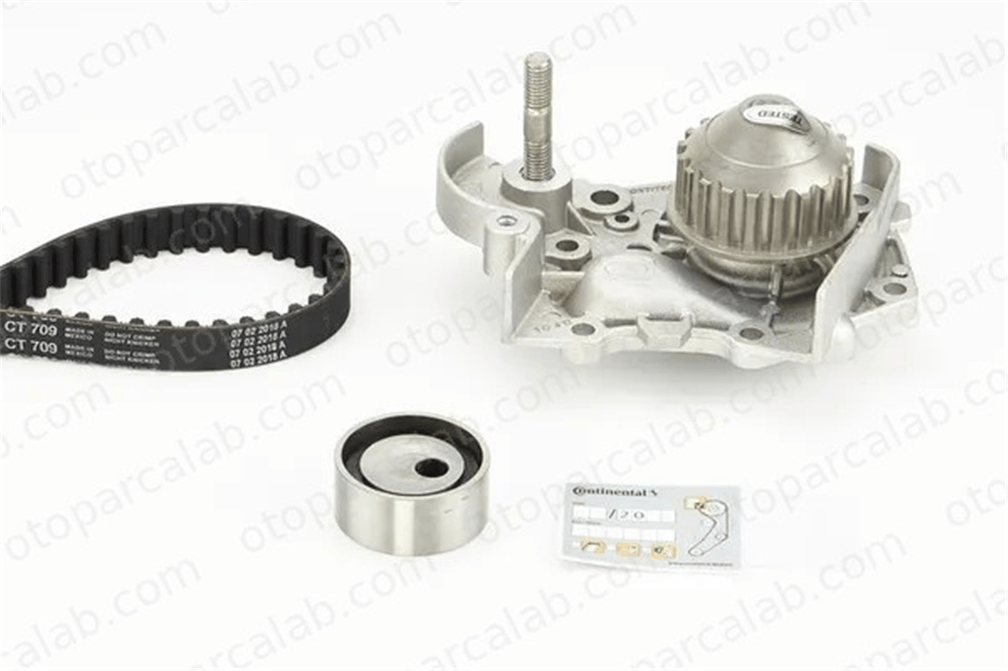 CONTINENTAL CT709WP2 Triger Kayış Seti RENAULT RAPID Kasa/büyük limuzin CLIO I 7700736091 7701633125