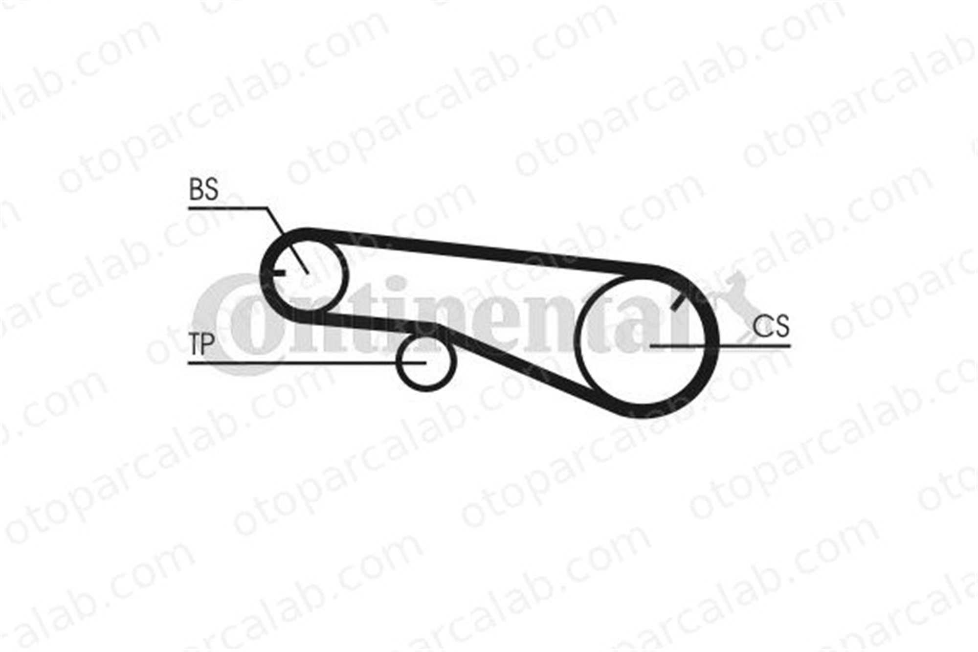CONTINENTAL CT991 Triger Kayışı MITSUBISHI SPACE WAGON L 300 III Minibüs/Otobüs 2335632010 2335632020