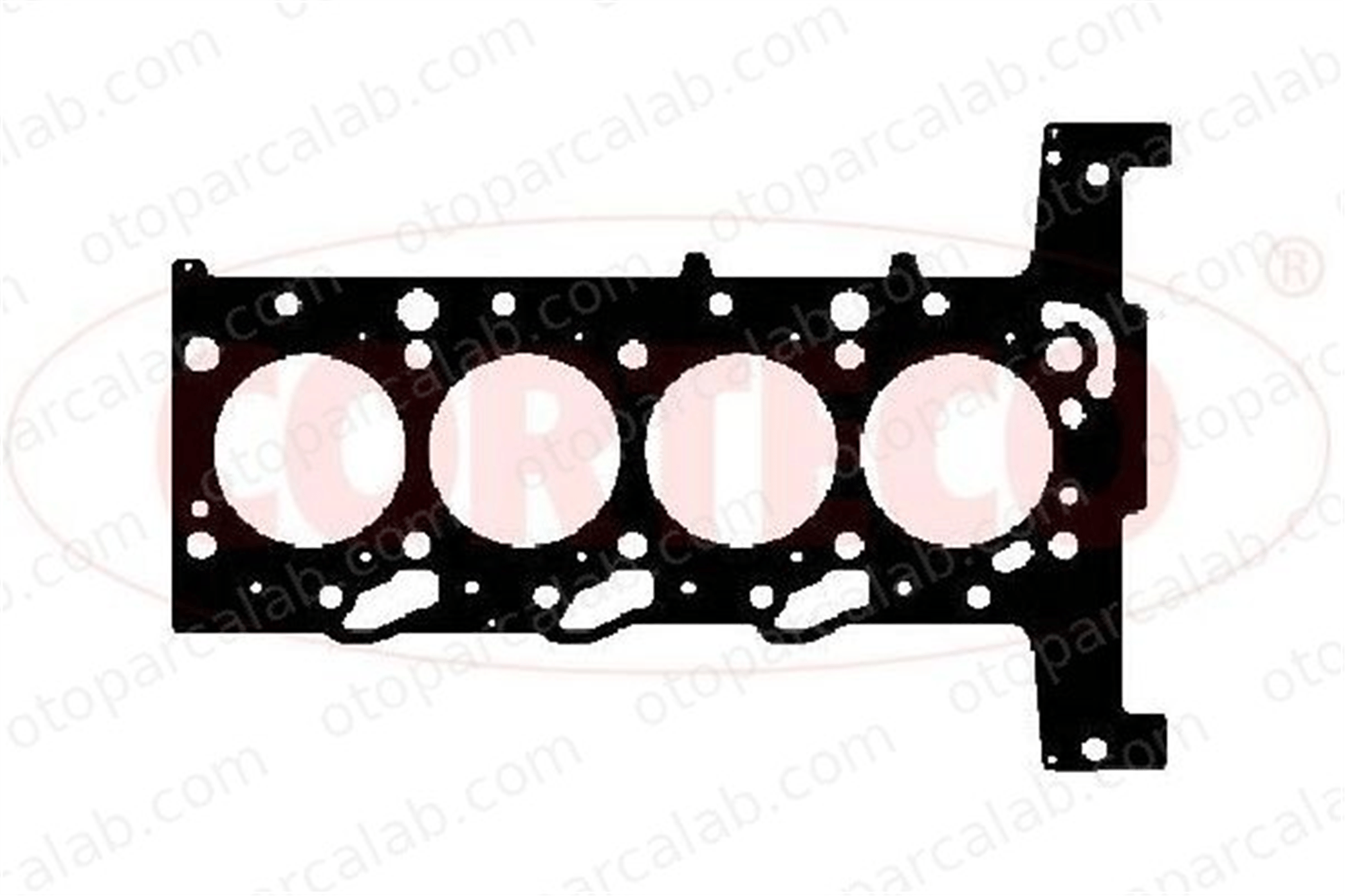 CORTECO 83415593 Silindir Kapak Contası FORD TRANSIT Minibüs/Otobüs TRANSIT Panelvan/Van 6C1Q6051BC 209ES