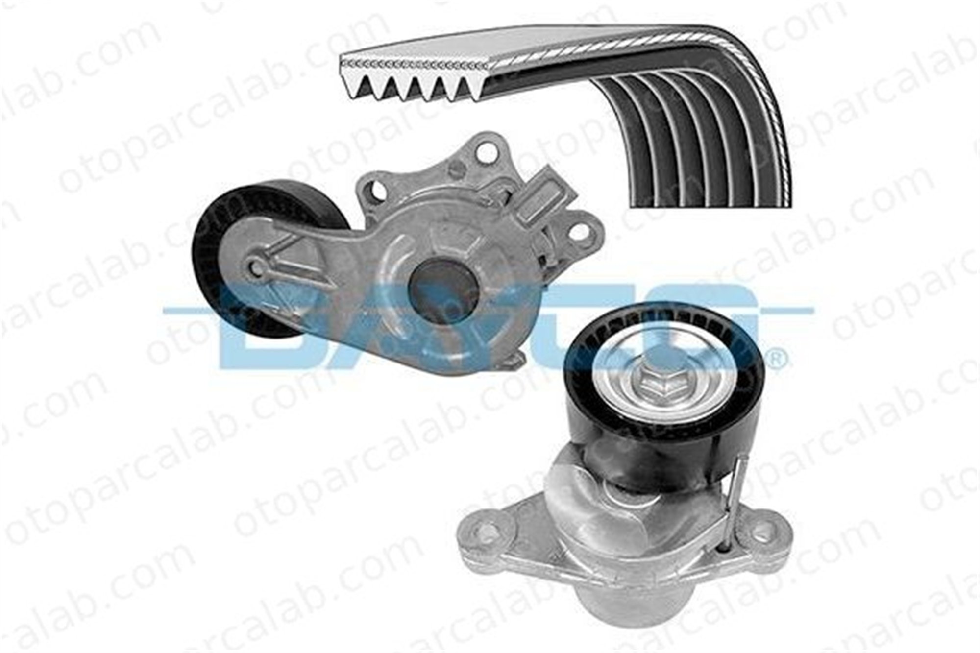 DAYCO KPV 268 Vantilatör Kayış Seti CITROËN C3 II DS3 1611277480 1613444980