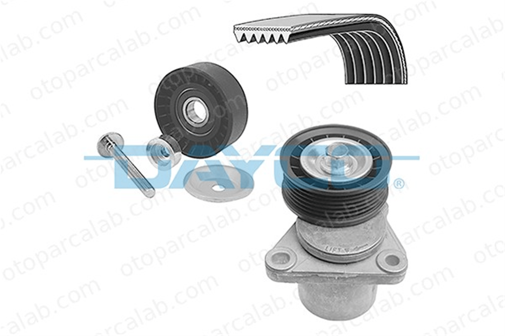 DAYCO KPV1224 Vantilatör Kayış Seti FORD MONDEO IV MONDEO IV Sedan 1S7Q 6A228 AE 1S7Q 19A216 AC