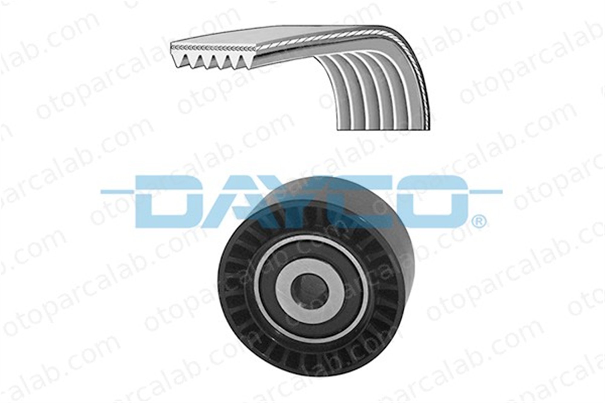 DAYCO KPV286 Vantilatör Kayış Seti PEUGEOT 208 I CITROËN C3 III 1611278880 1623831780