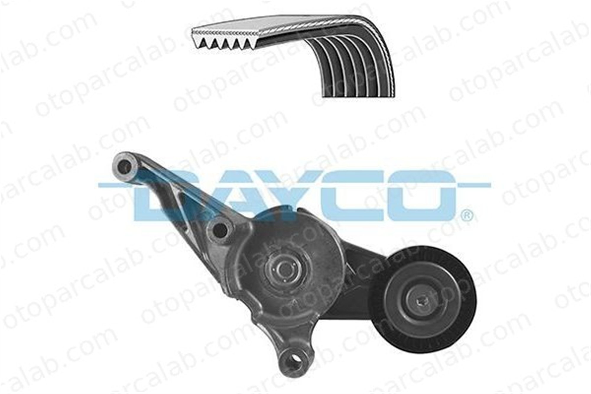 DAYCO KPV703 Vantilatör Kayış Seti VW CADDY III Kasa/büyük limuzin CADDY III MPV 03G903315C