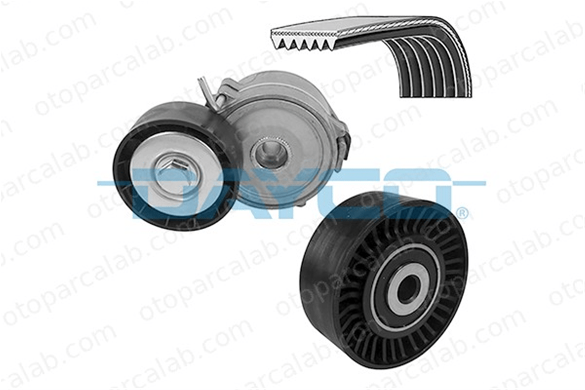 DAYCO KPV708 Vantilatör Kayış Seti LAND ROVER FREELANDER 2 FREELANDER 2 VAN