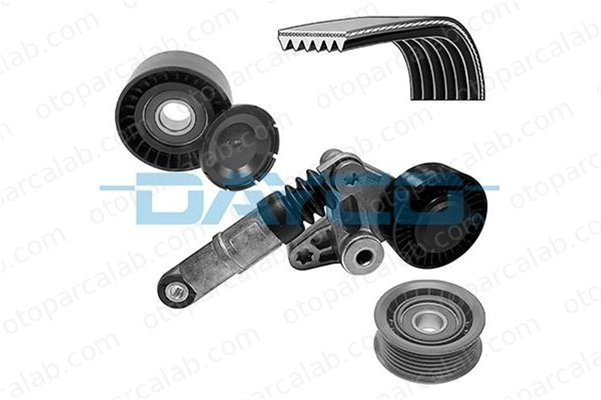 DAYCO KPV736 Vantilatör Kayış Seti AUDI A6 C6 A6 C6 Avant 059145201F