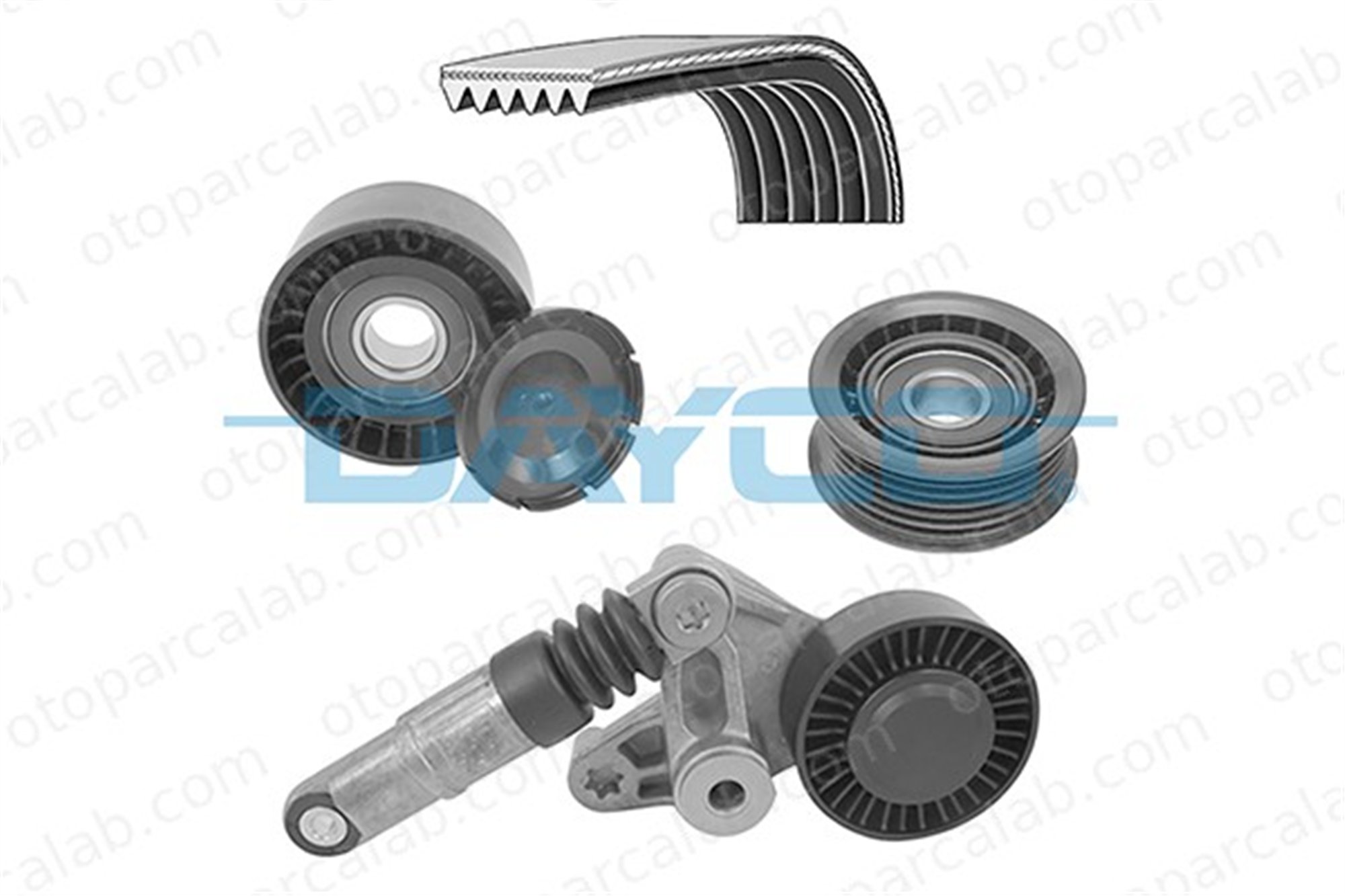 DAYCO KPV957 Vantilatör Kayış Seti AUDI A6 C6 A6 C6 Avant