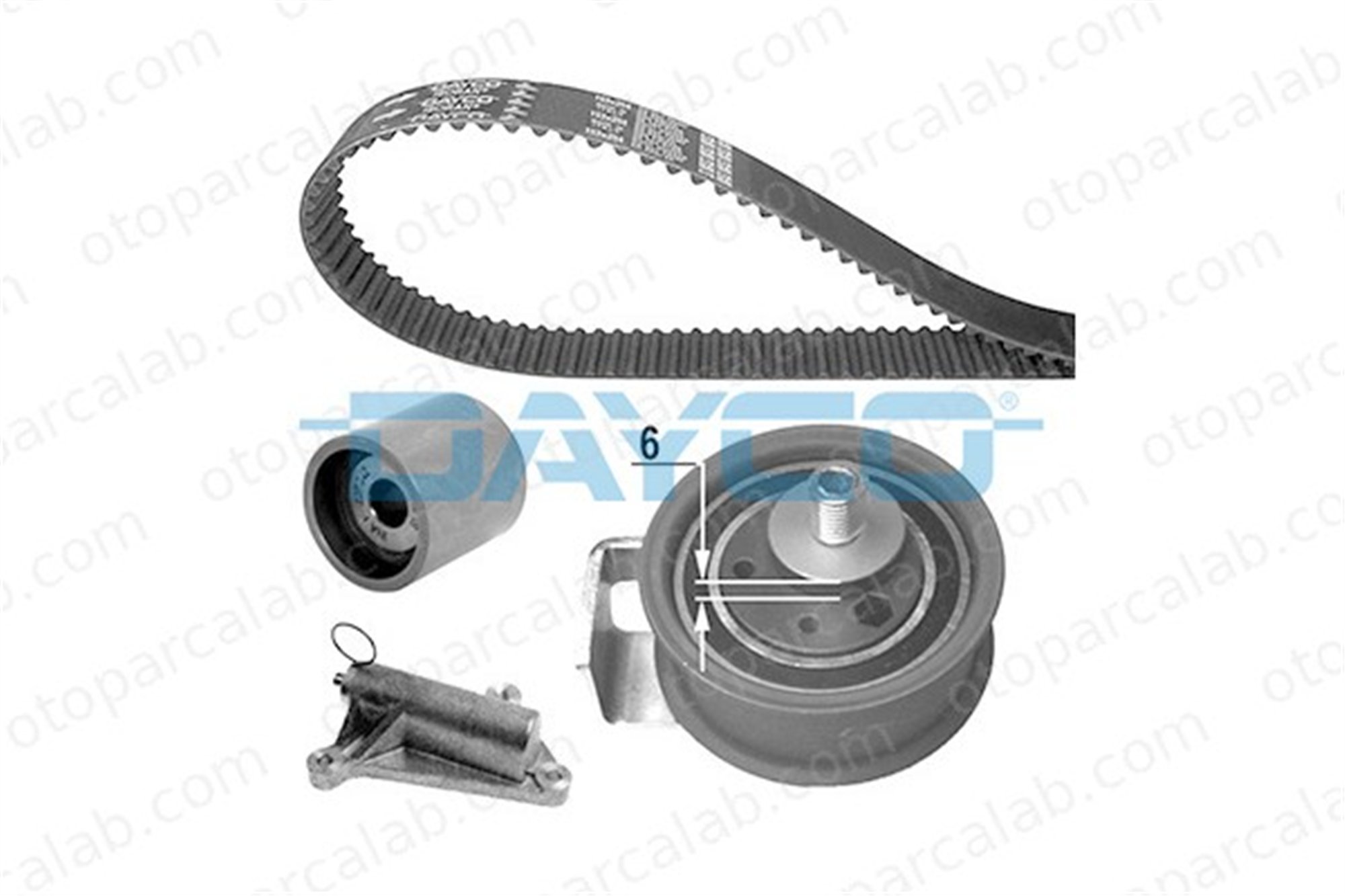 DAYCO KTB405 Triger Kayış Seti AUDI A6 C5 Avant A6 C5 058198119
