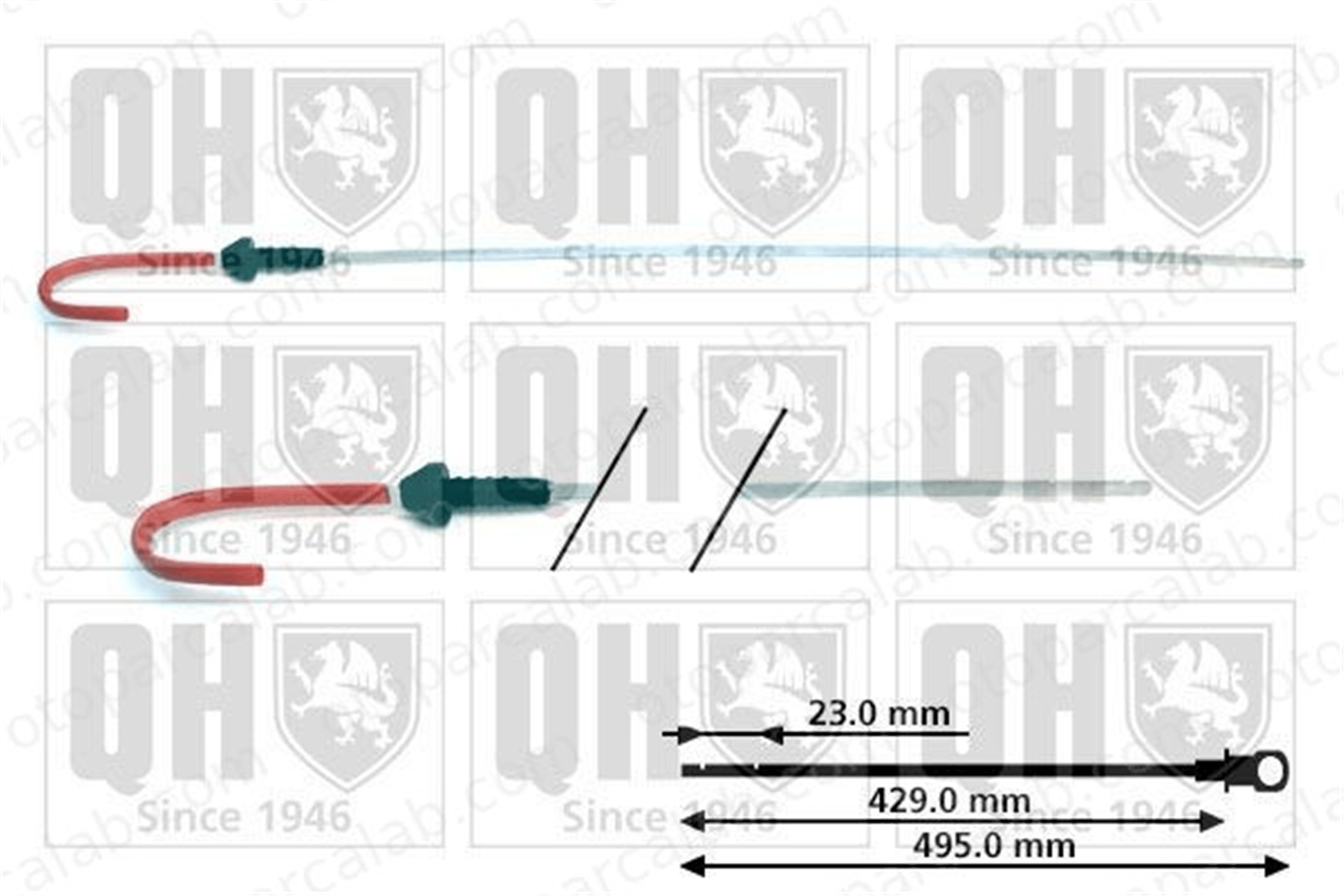 DEKAR DK2148 Motor Yağ Çubuğu RENAULT CLIO II Kasa/eğik arka KANGOO 7700109565