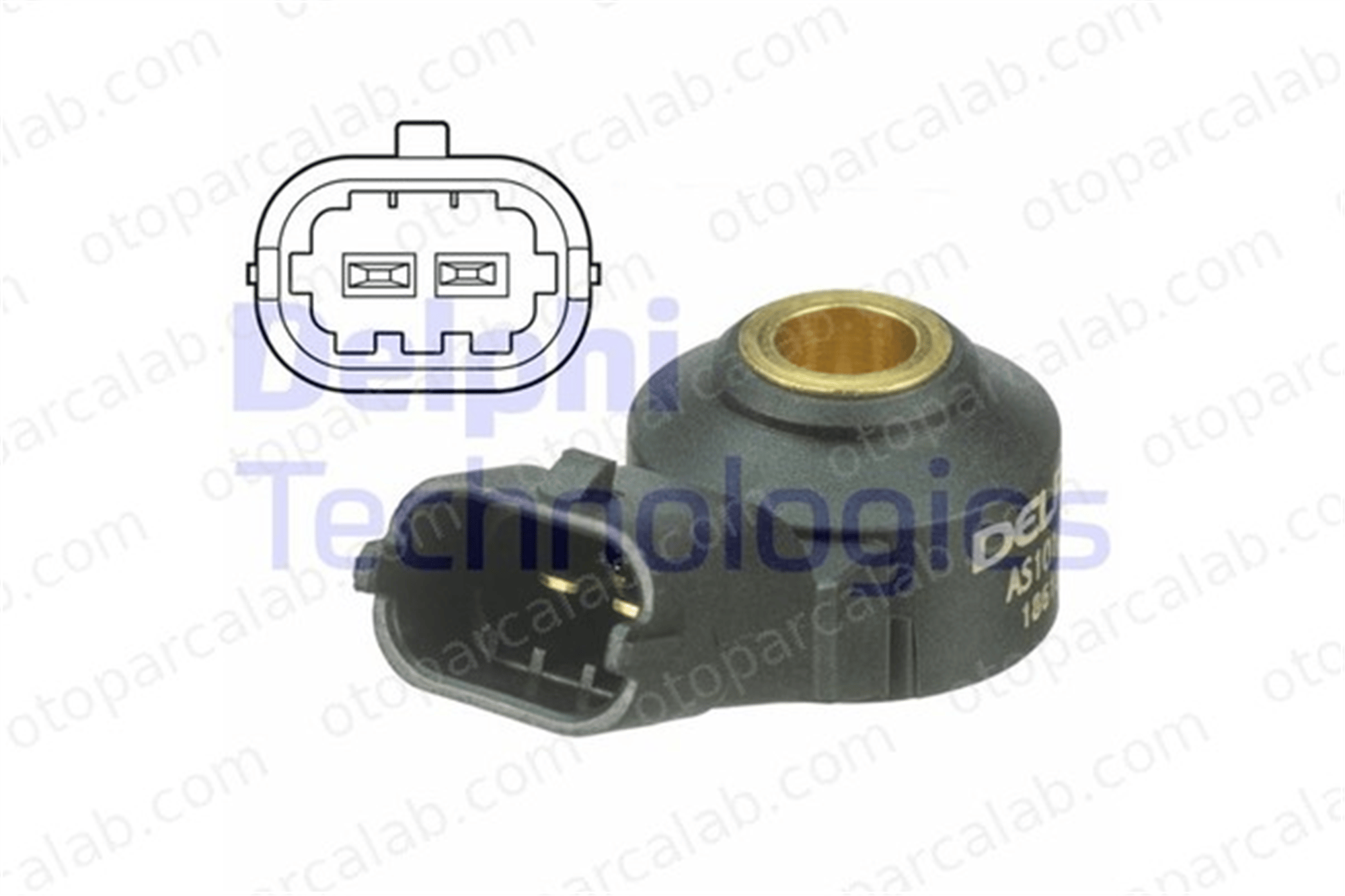 DELPHI AS10168 Vuruntu Sensörü ALFA ROMEO MITO FIAT PANDA 46552951 50046873