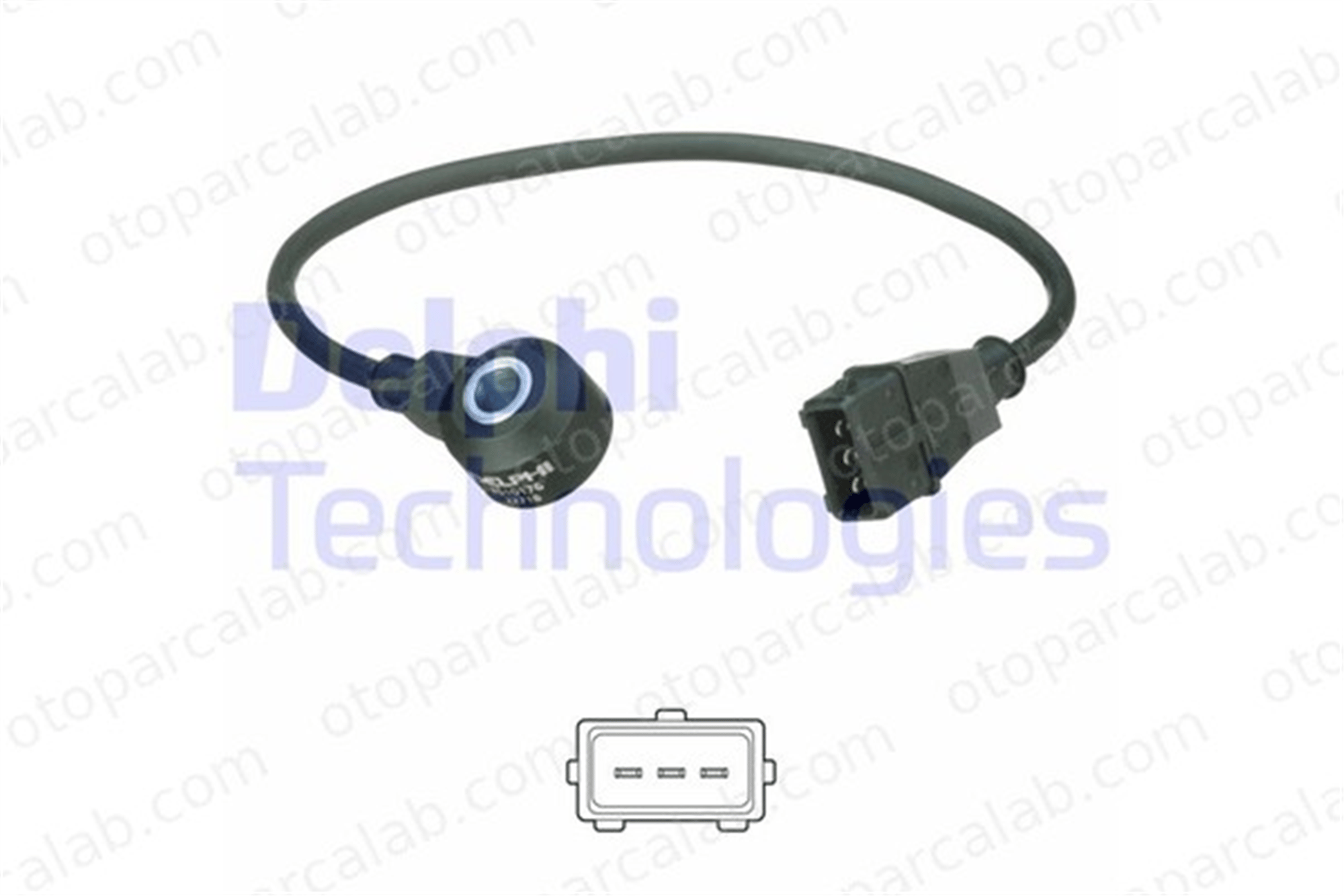 DELPHI AS10176 Vuruntu Sensörü VW TRANSPORTER T4 Minibüs/Otobüs TRANSPORTER T4 Panelvan/Van 37905377 037 905 377