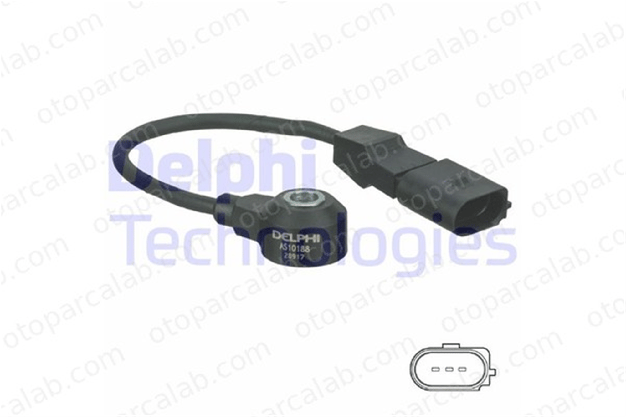 DELPHI AS10188 Vuruntu Sensörü AUDI A3 SEAT CORDOBA 6A905377F 06A905377F