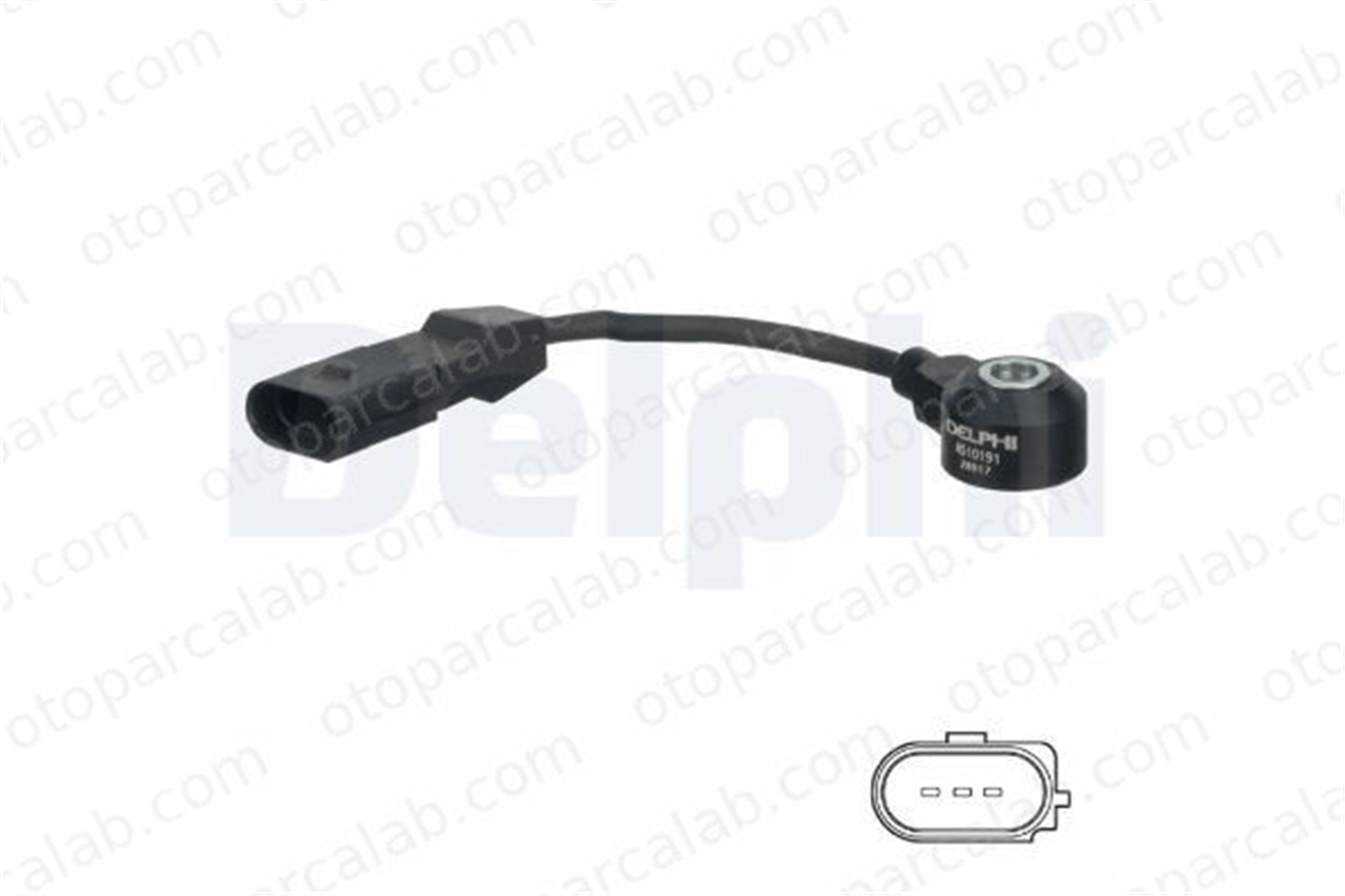 DELPHI AS10191 Vuruntu Sensörü AUDI A3 VW GOLF IV 6A905377B 06A905377B