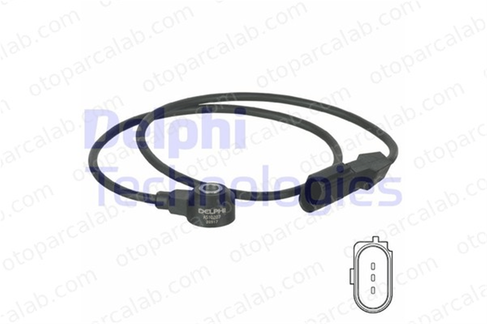 DELPHI AS10207 Vuruntu Sensörü AUDI A4 B6 VW PASSAT B5.5 7D905377 07D905377
