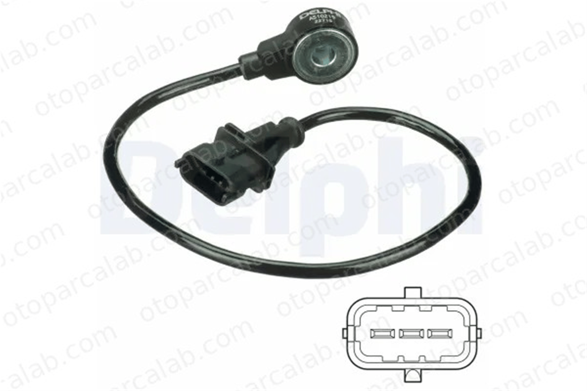 DELPHI AS10219 Vuruntu Sensörü OPEL ASTRA G Sedan ASTRA G Station wagon 6238081 90530585