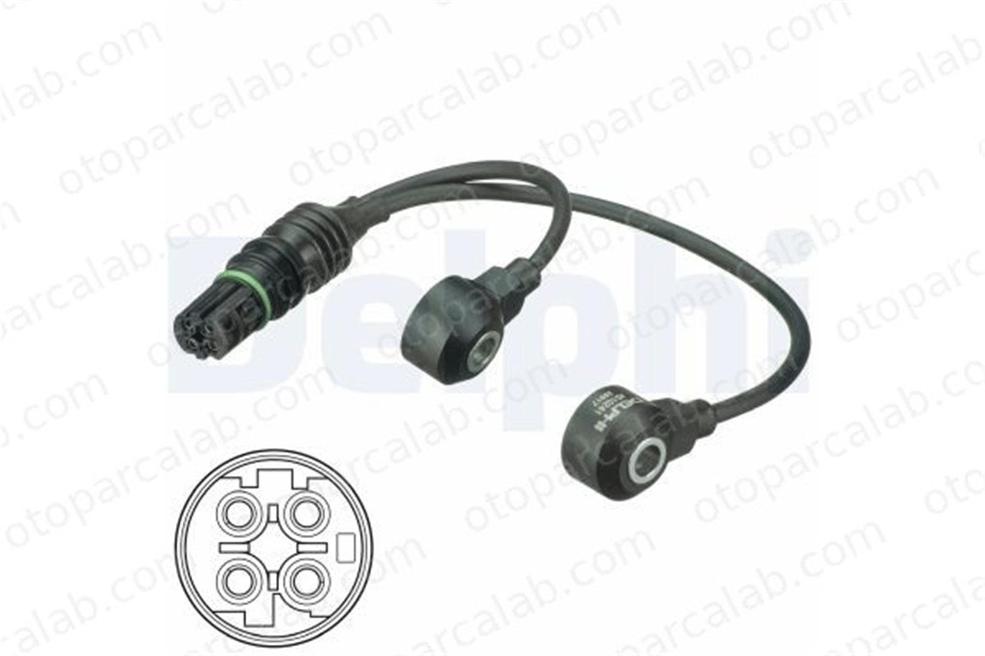 DELPHI AS10241 Vuruntu Sensörü BMW 3 1 12141435485 13627568422